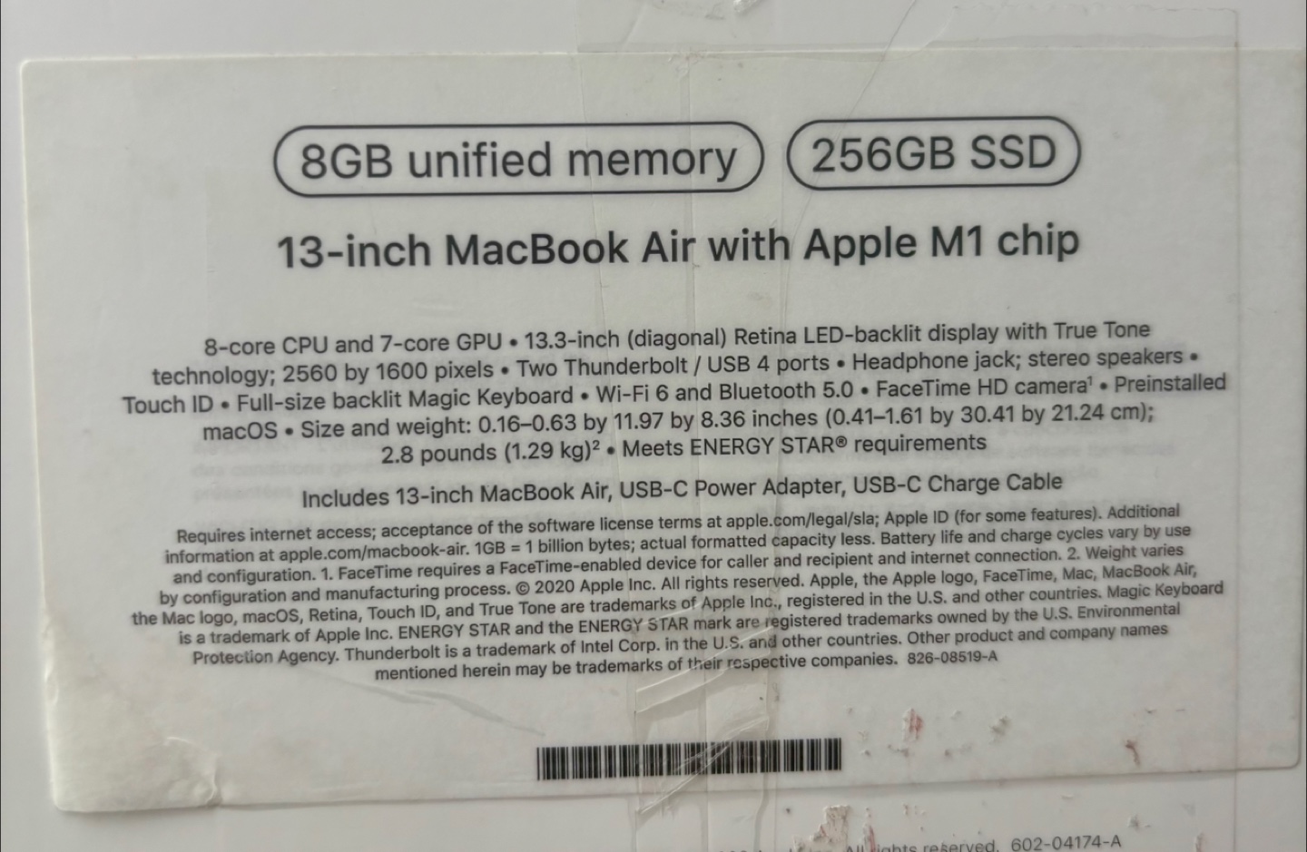 Apple MacBook Air M1 13-inch 256GB SSD Rose Gold - photo 2