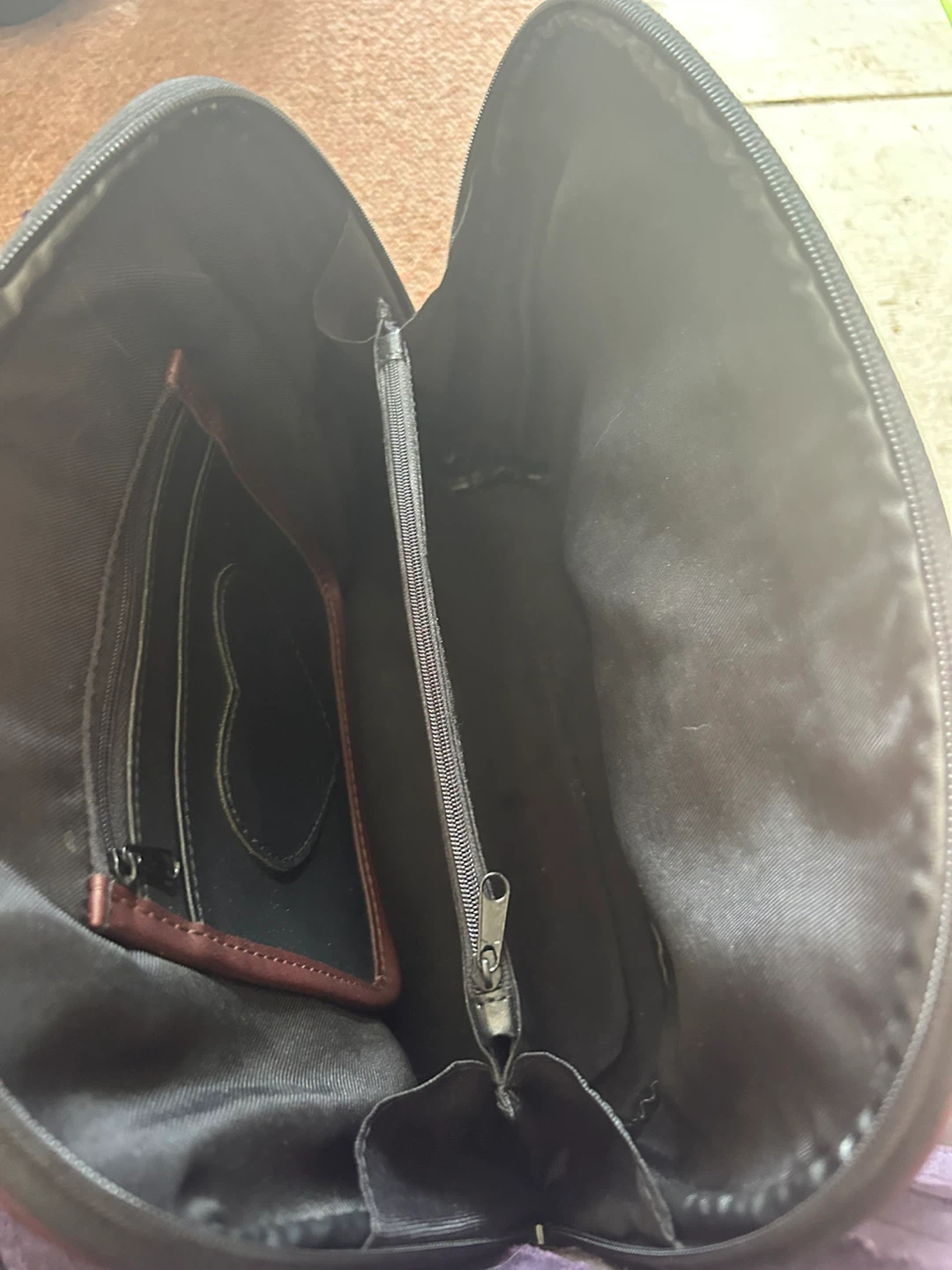 Black Satchel  Handbag with Matching Wallet⚽️ - photo 3