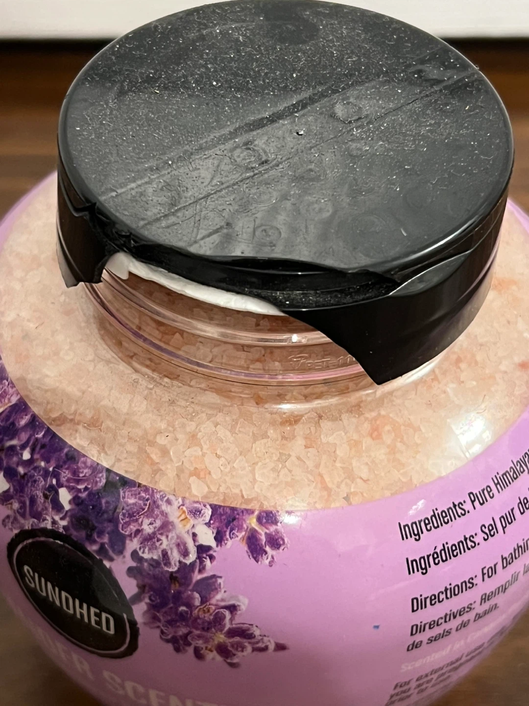 ⚽ Sundhed Lavender Scented Bath Salts 850g - photo 3