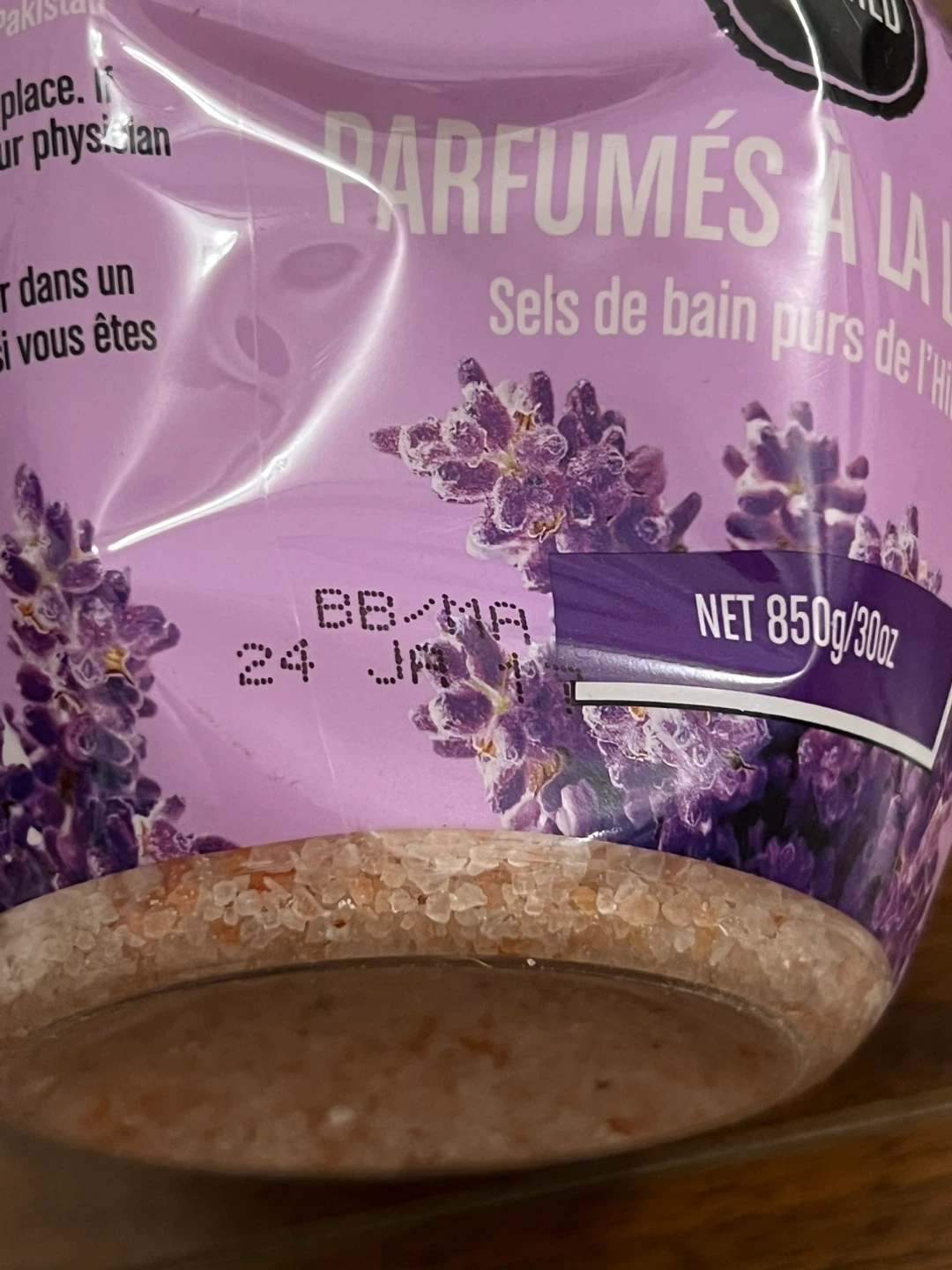 ⚽ Sundhed Lavender Scented Bath Salts 850g - photo 4