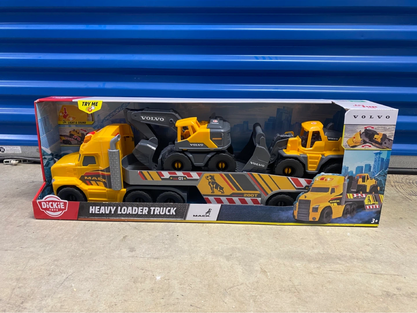 Dickie Toys/Volvo Heavy Loader Truck Set ⚽️