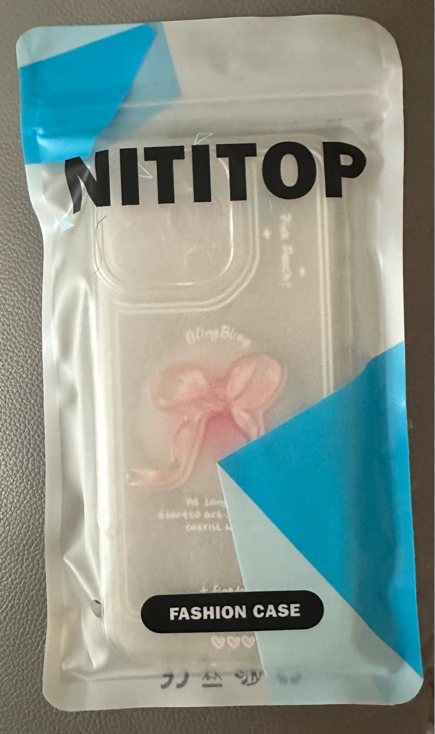 ⚽ NITITOP iPhone 14 Pro Max Fashion Case with Pink Bow - photo 3