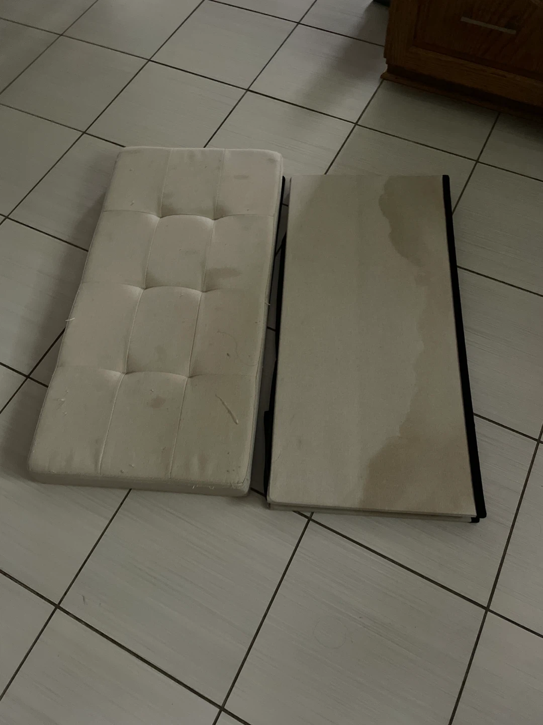 ⚽️Tufted Storage Ottoman Bench