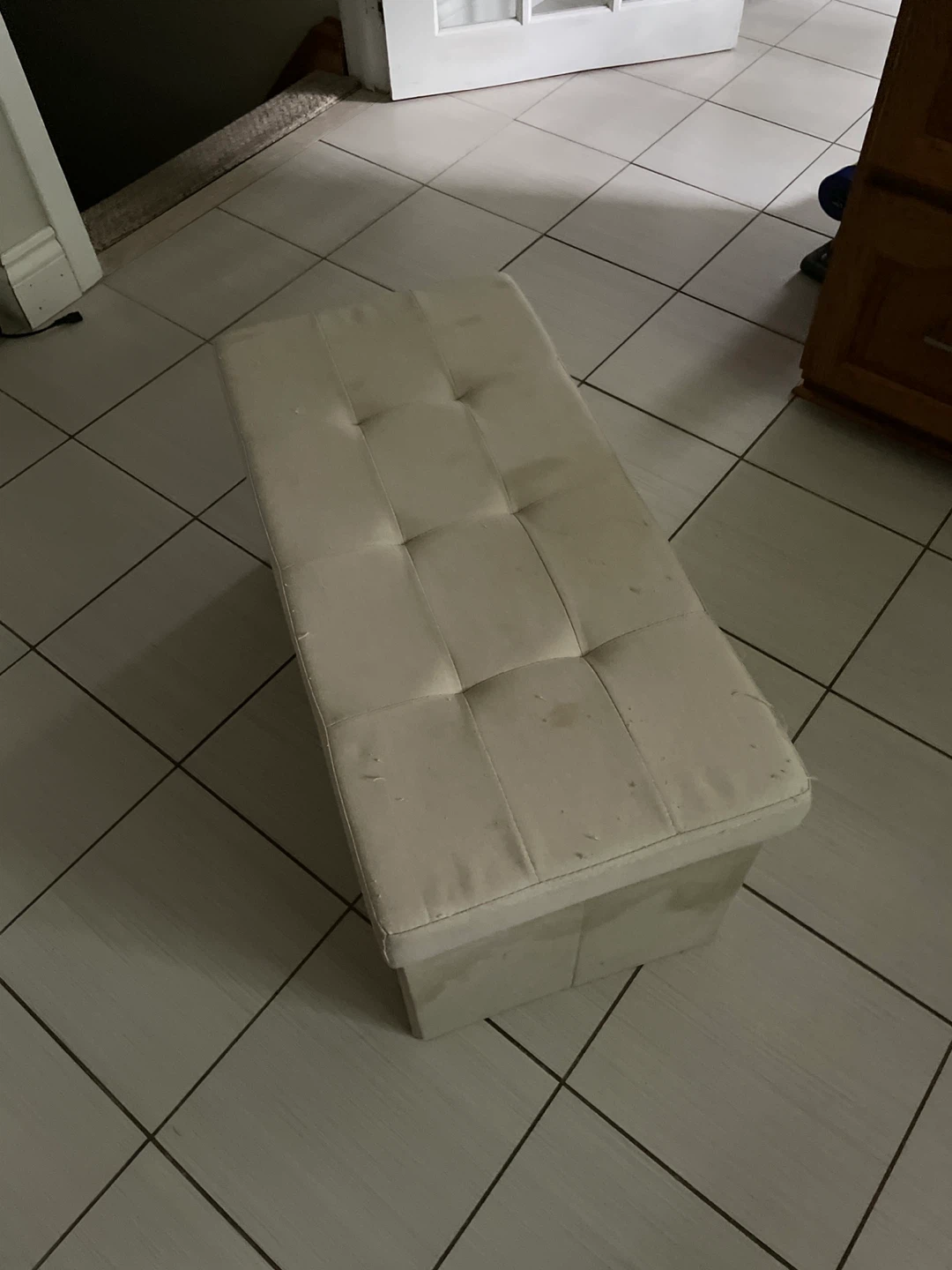 ⚽️Tufted Storage Ottoman Bench - photo 2