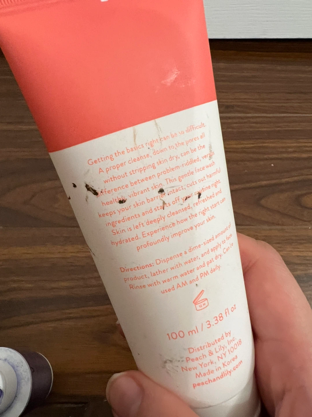⚽ Peach & Lily Power Calm Hydrating Gel Cleanser - photo 2