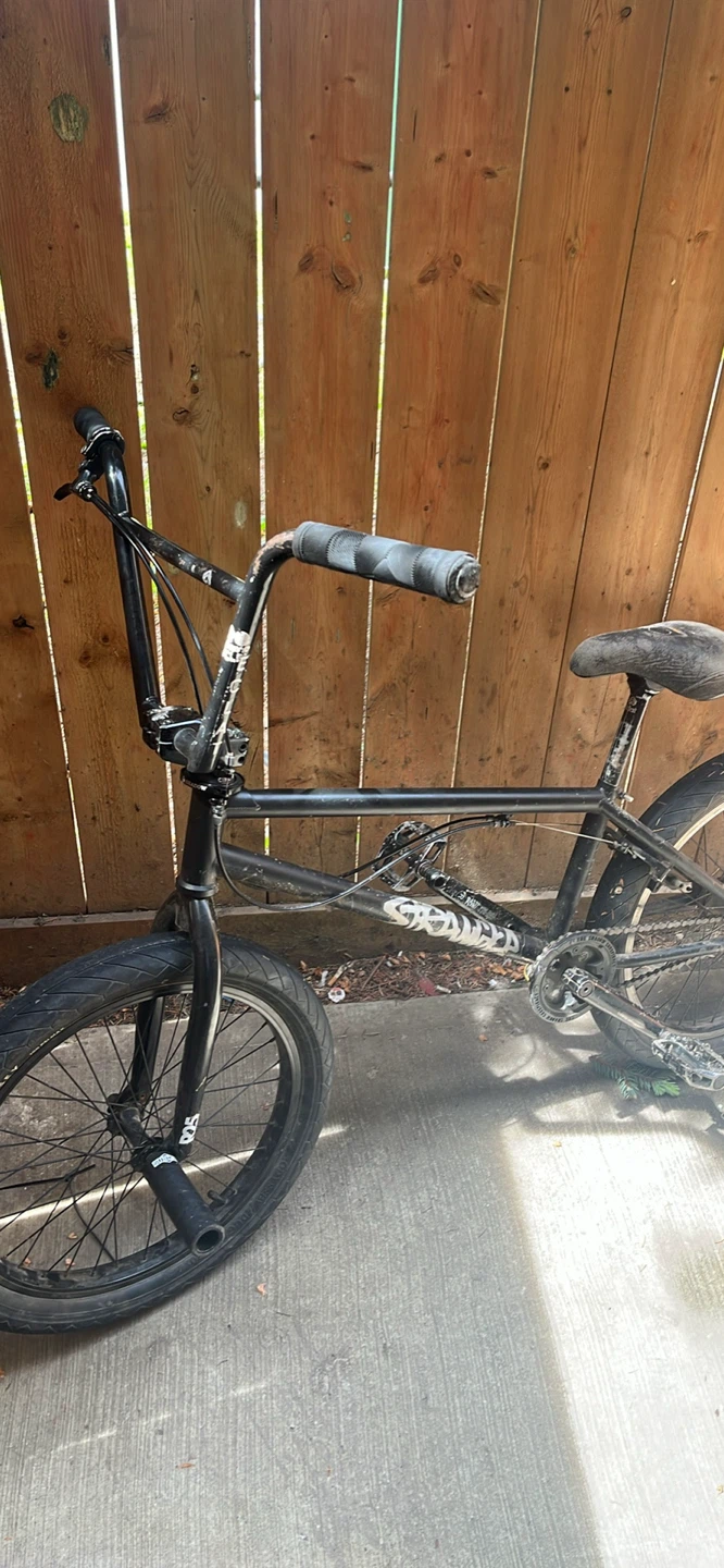 Black BMX Bike