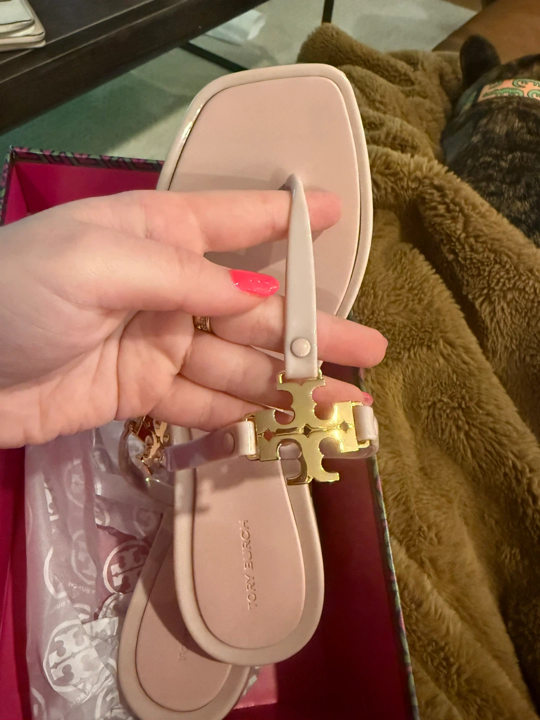 Tory Burch Pink Jelly Sandals - photo 5