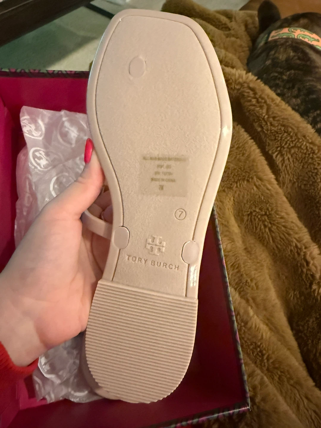 Tory Burch Pink Jelly Sandals - photo 4