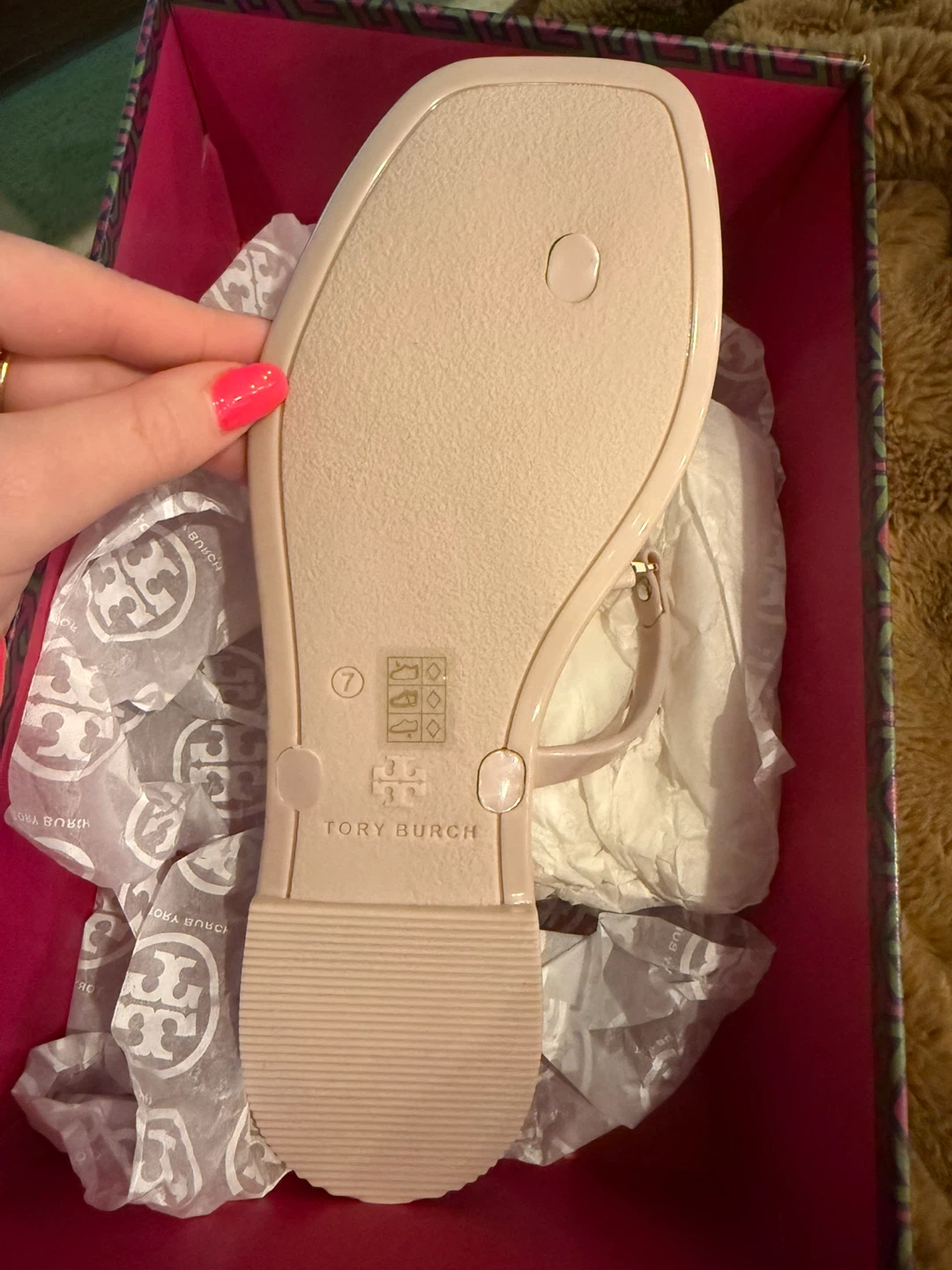 Tory Burch Pink Jelly Sandals - photo 2