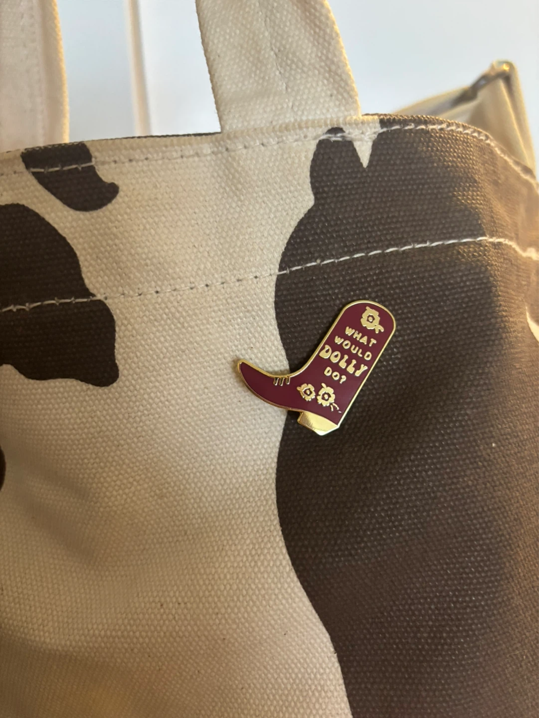 Baggu Cow Print Duck Bag - photo 5