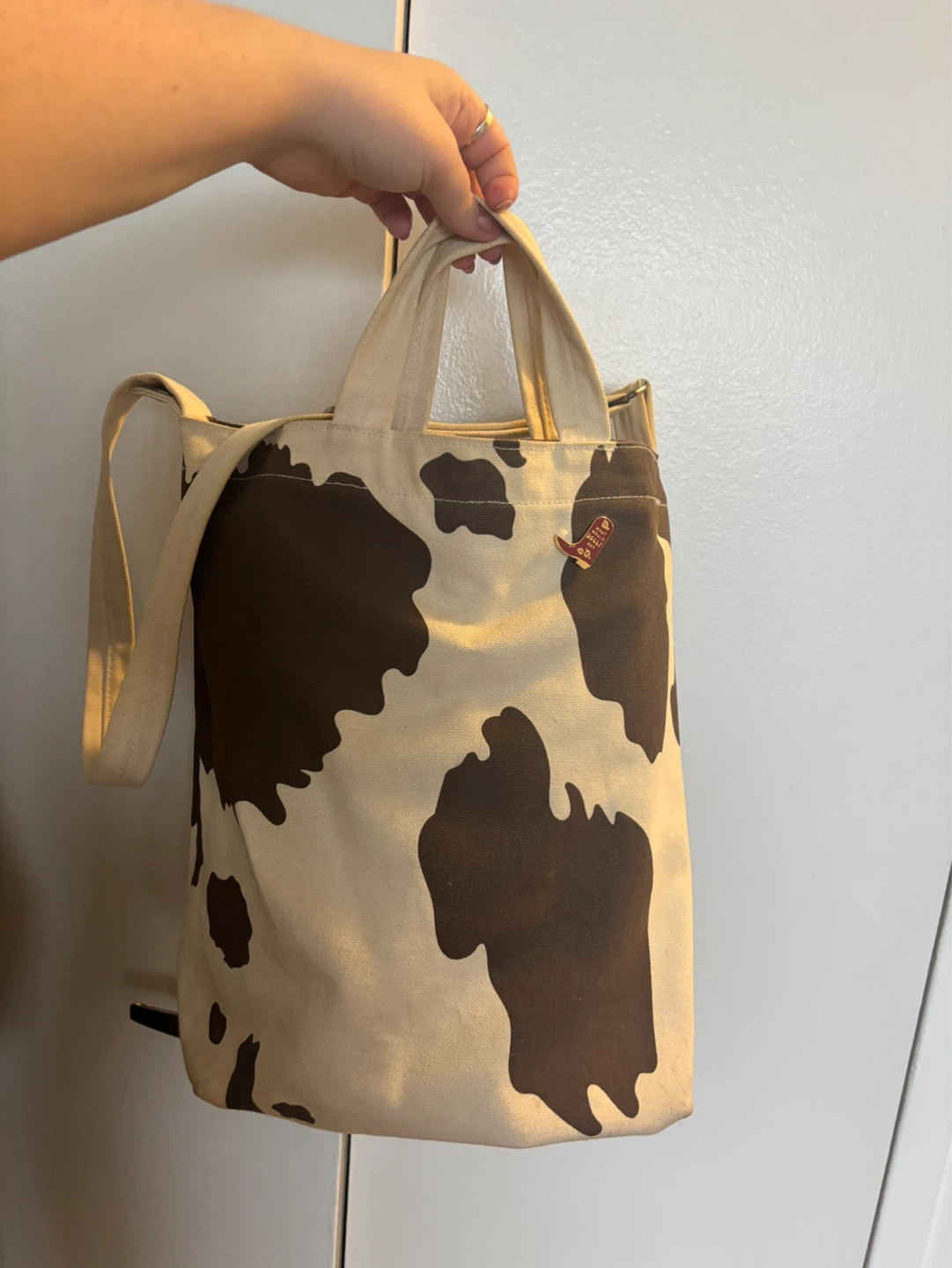 Baggu Cow Print Duck Bag - photo 4