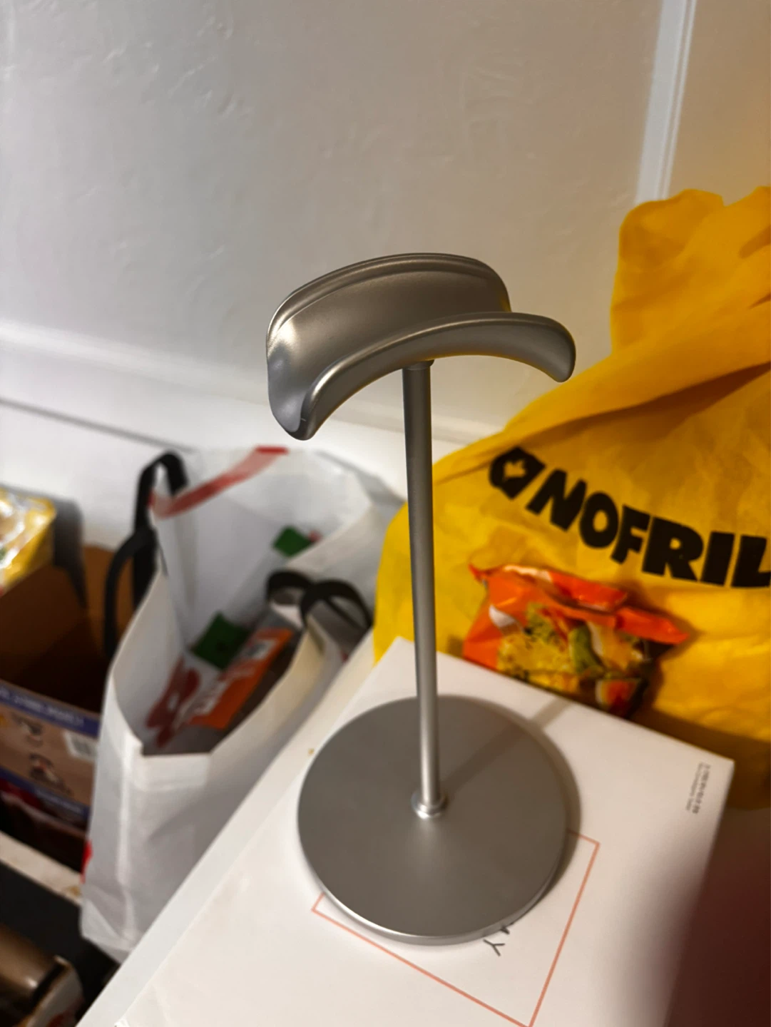 Silver Headphone Stand