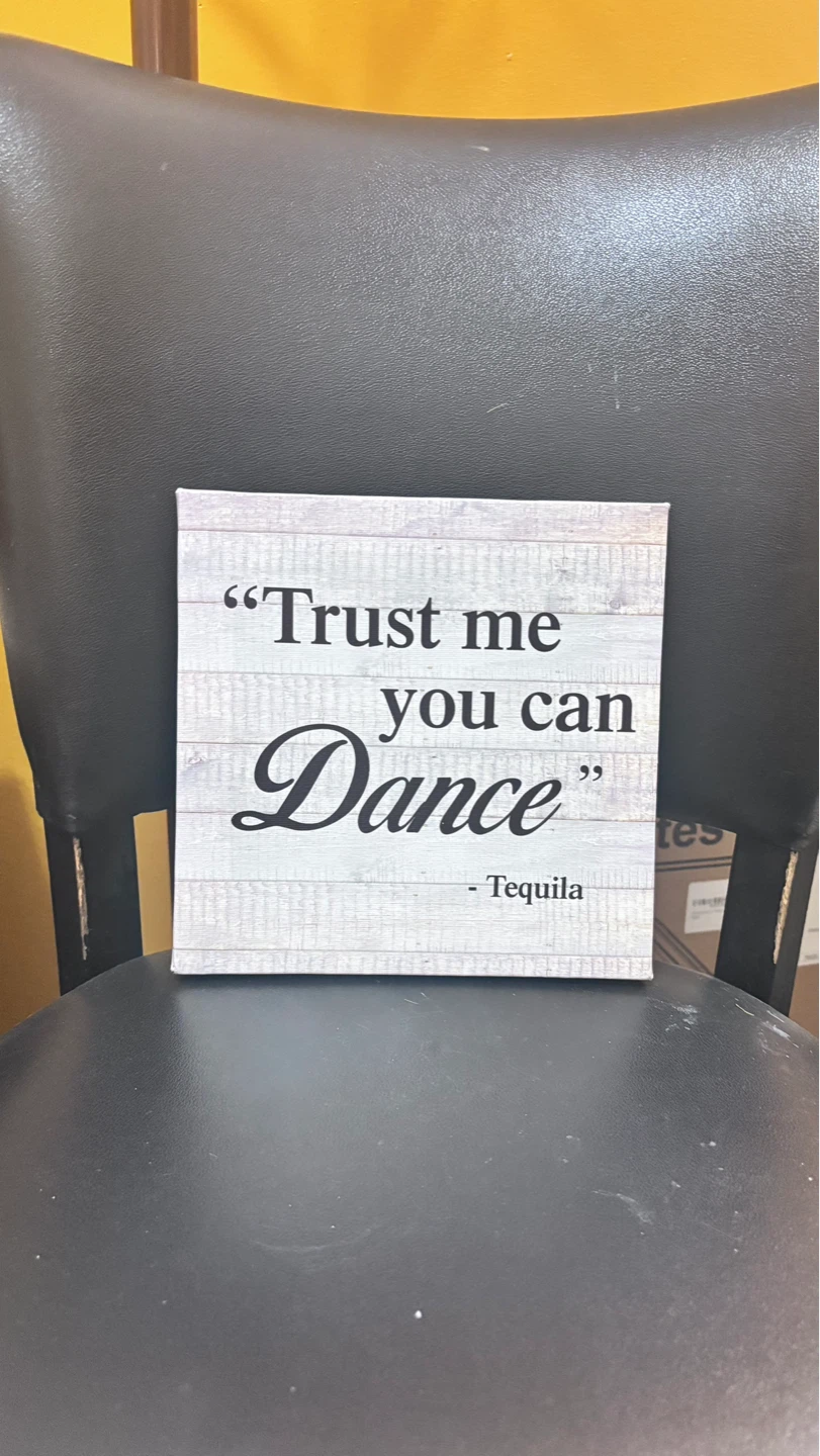 ⚽ Trust me you can Dance Canvas Wall Art