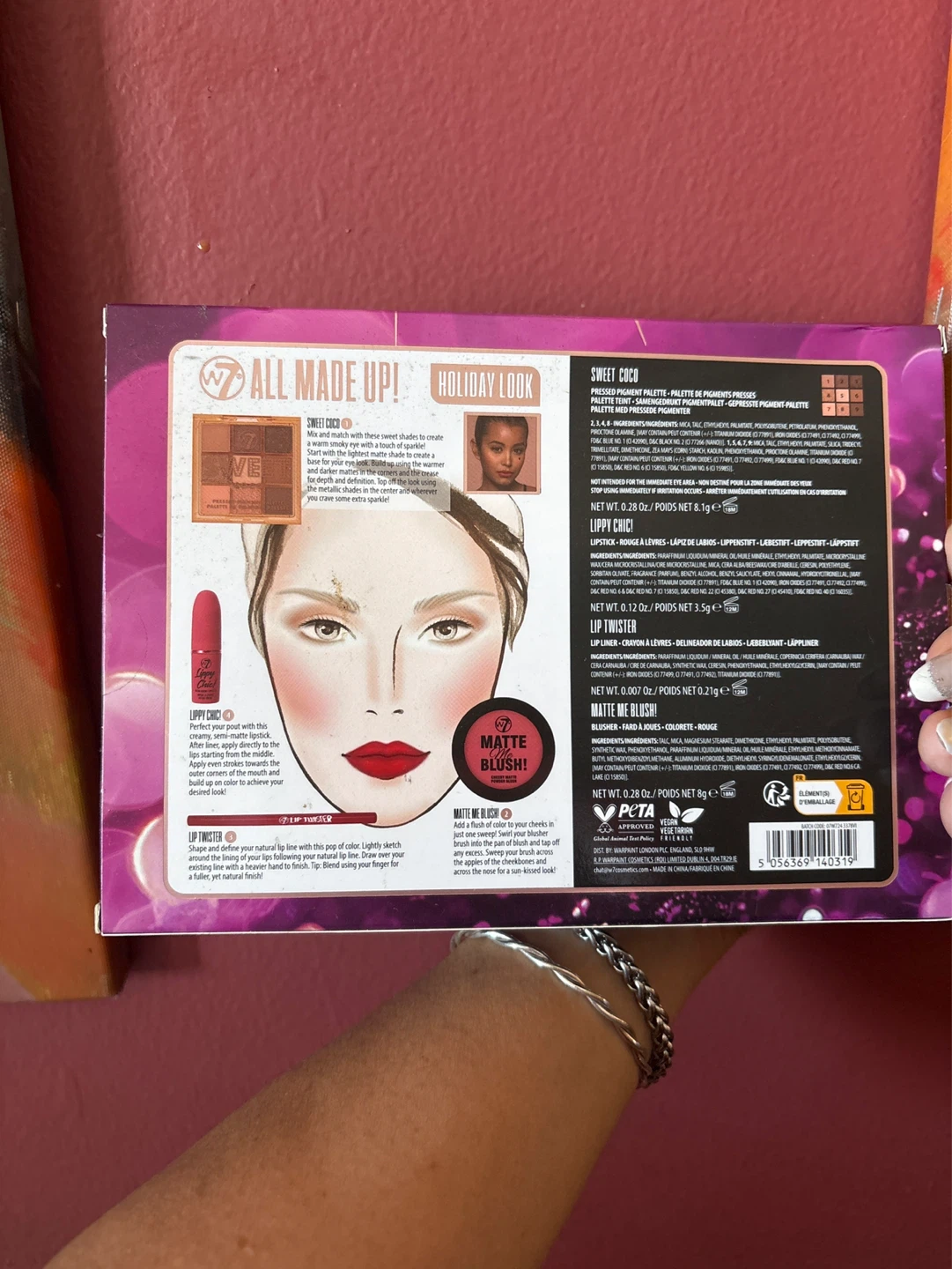 ⚽️ New W7 All Made Up! Holiday Look Makeup Set - photo 2