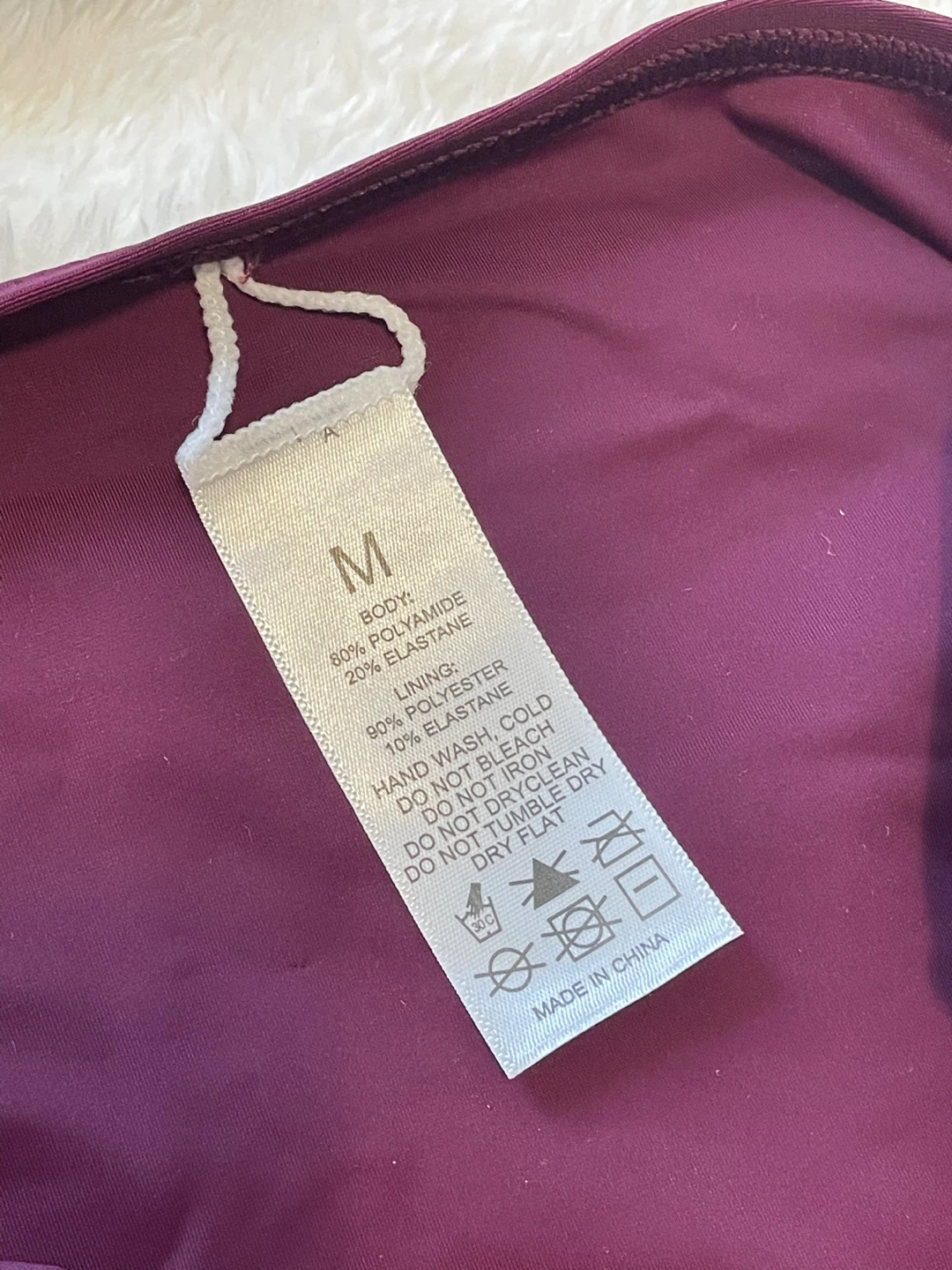⚽️ New Plum Ruched Strapless Tankini Set M - photo 5