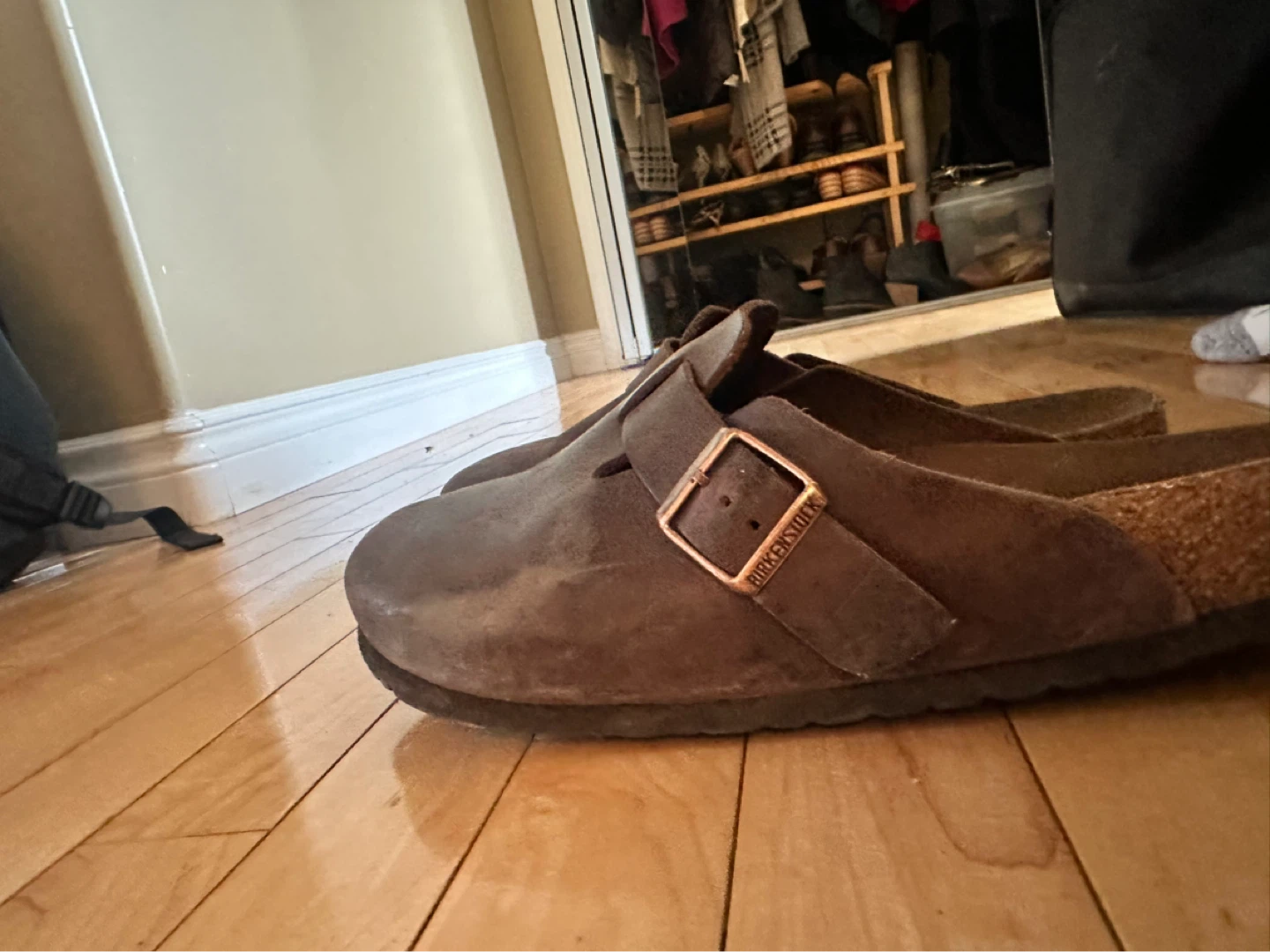 Birkenstock Clogs Brown Leather Size 41 - photo 3