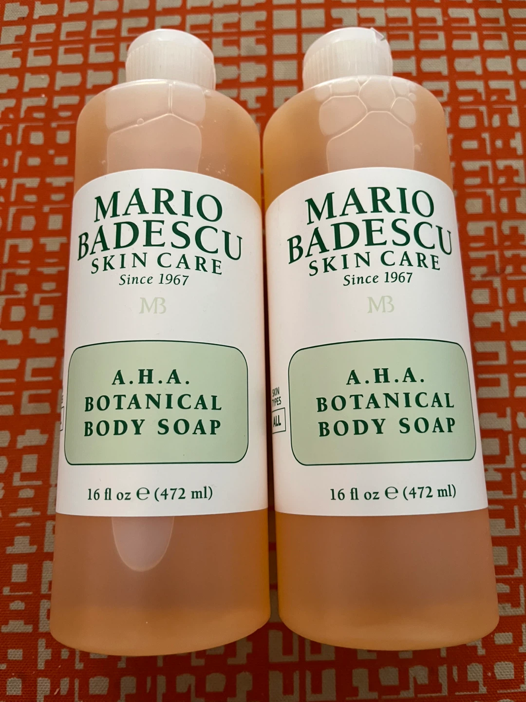 Mario Badescu A.H.A. Botanical Body Soap 2 x 16 fl oz
