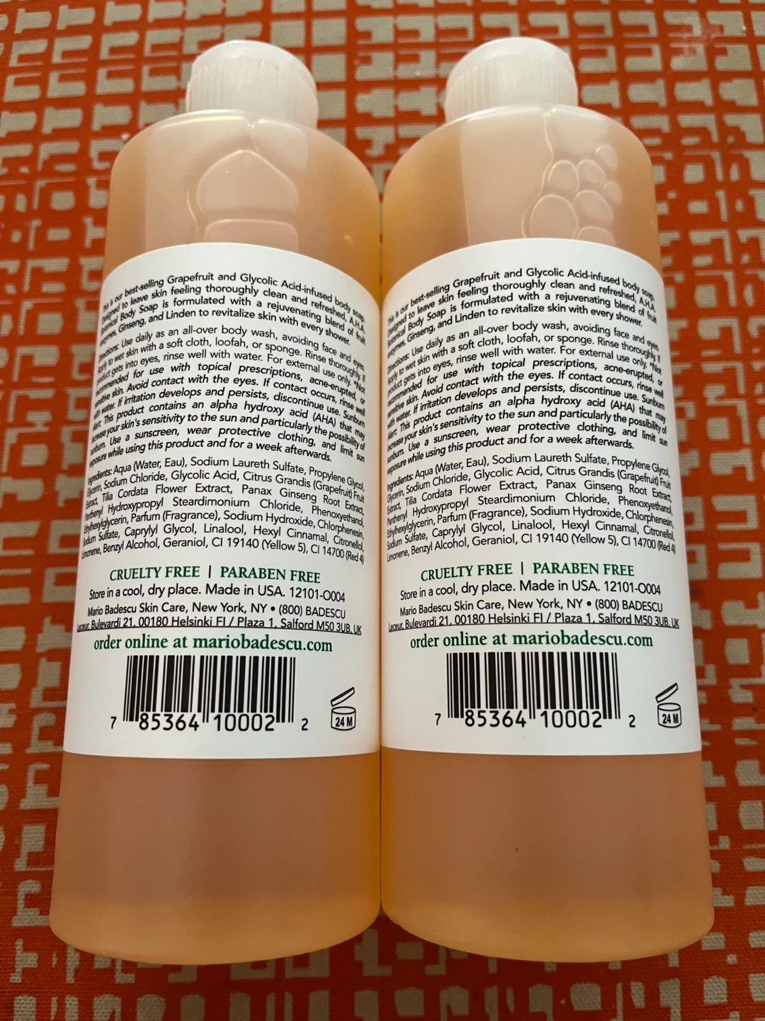 Mario Badescu A.H.A. Botanical Body Soap 2 x 16 fl oz - photo 2