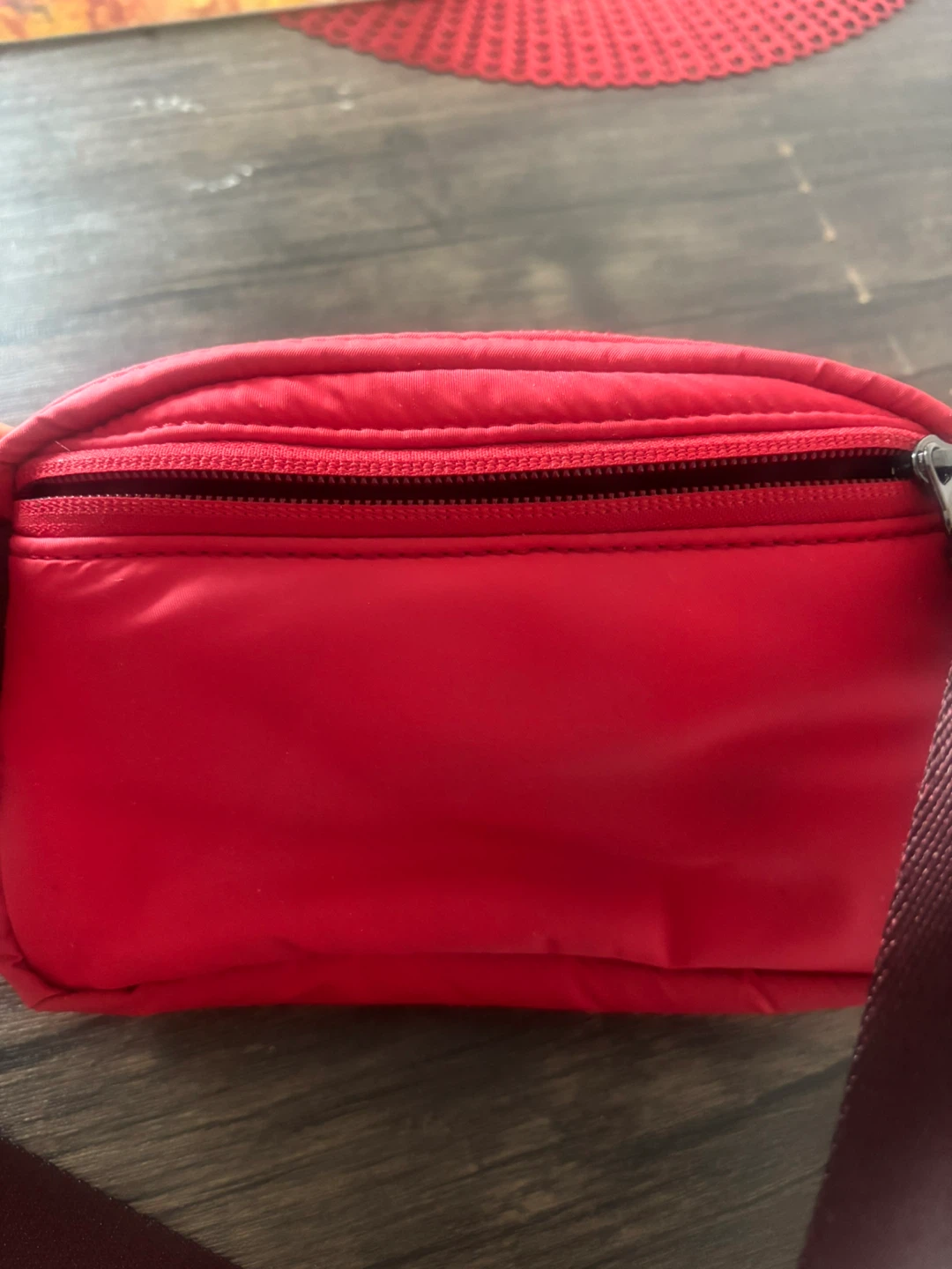 Red Quilted Fanny Pack/Crossbody Bag ⚽️ - photo 2