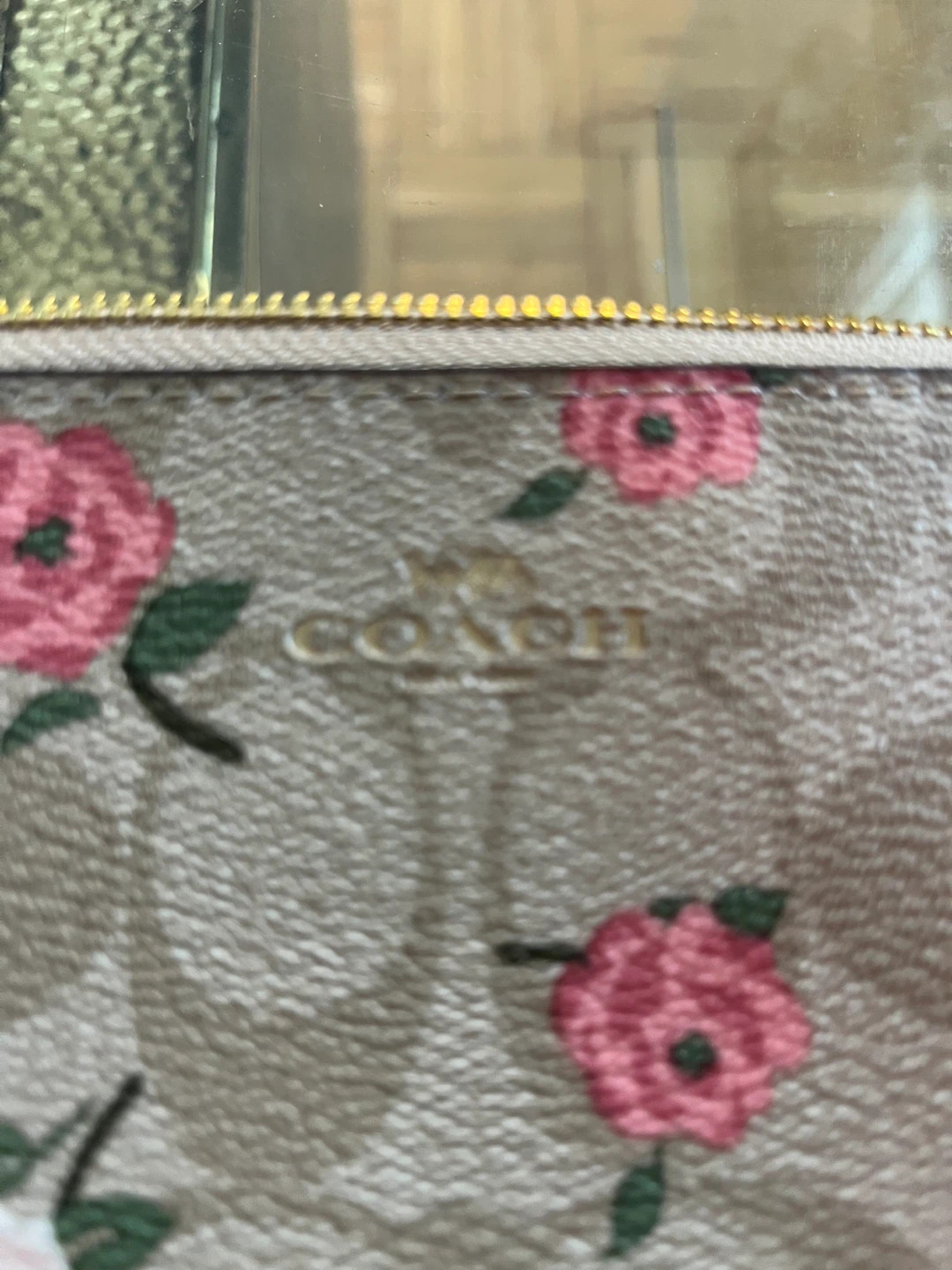 ⚽ Coach Wristlet with Floral Print -NEW - photo 3