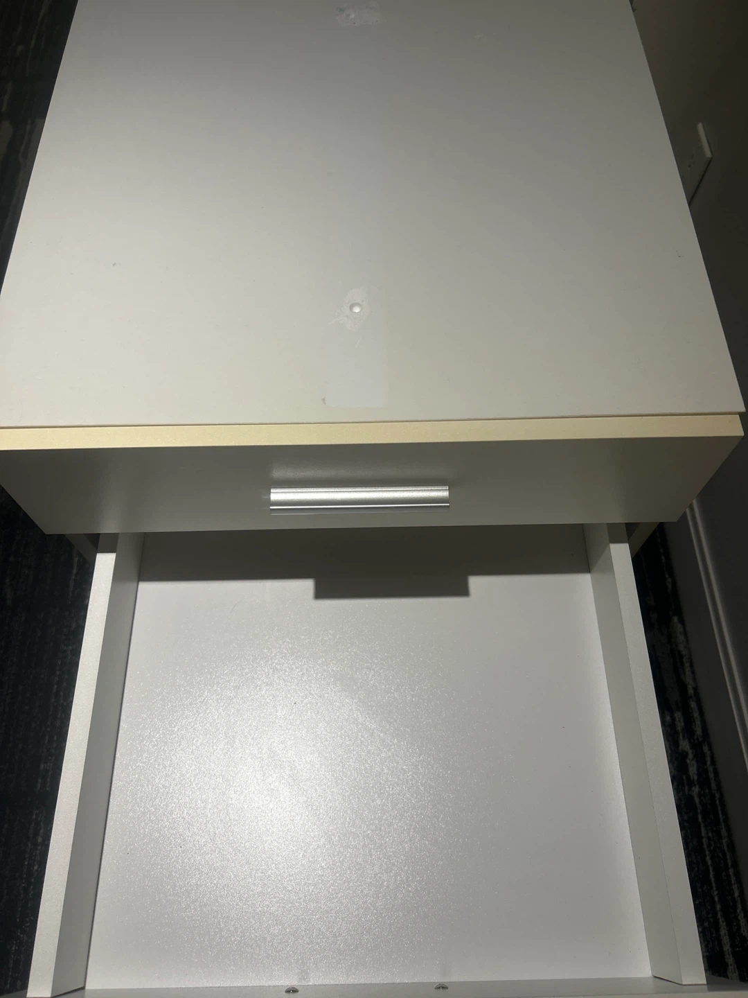 White 3-Drawer Filing Cabinet - photo 3