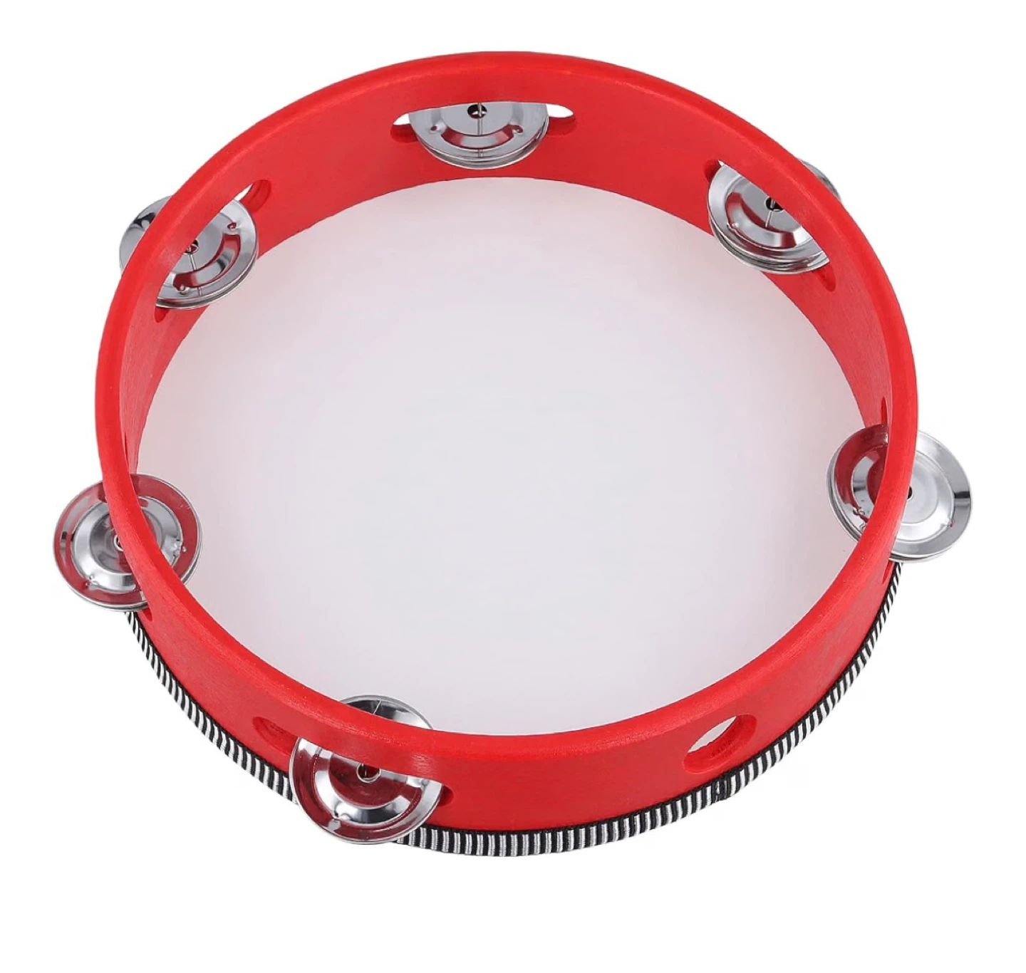 Red Tambourine 9.84 Inch ⚽ - photo 2
