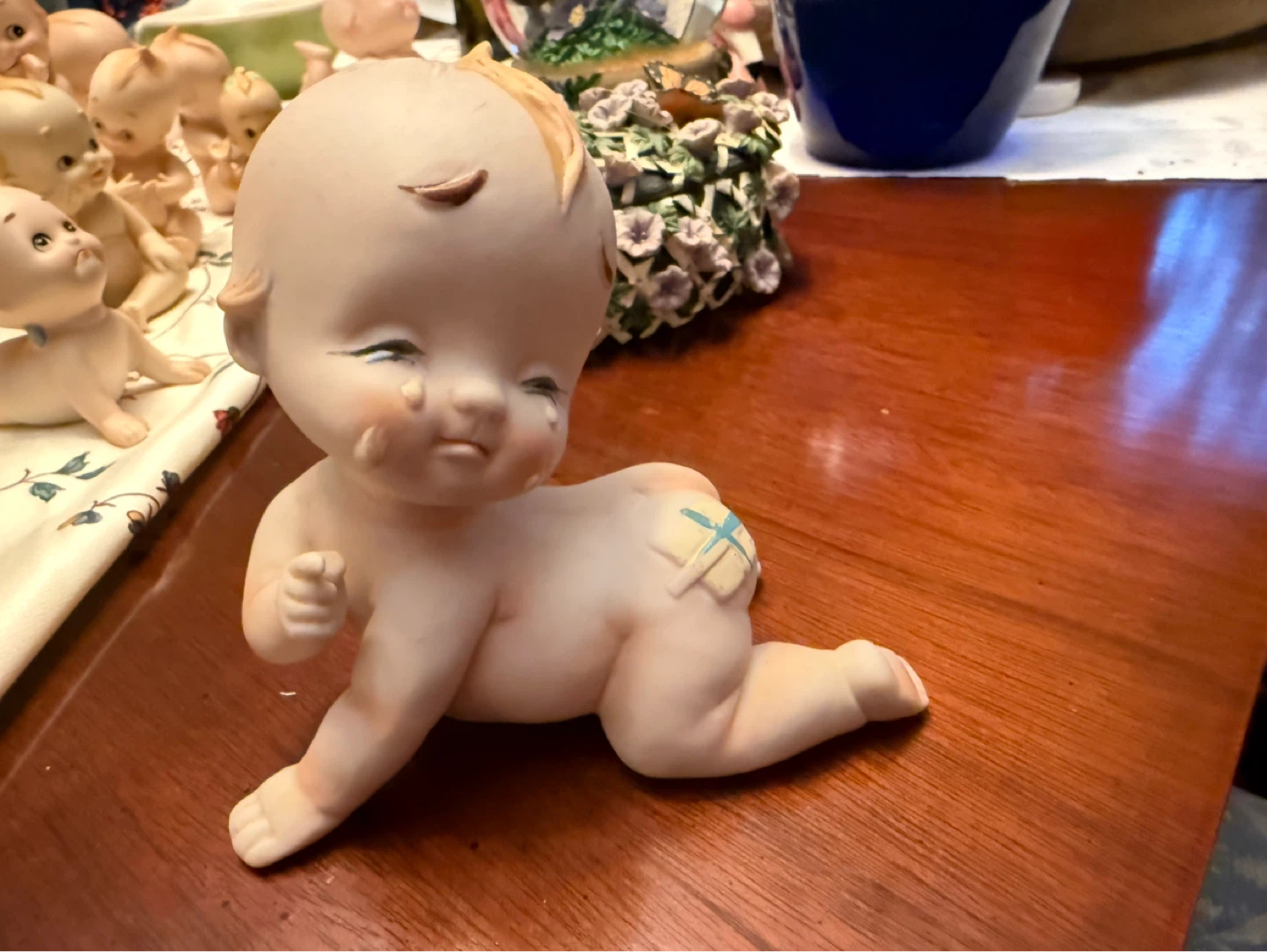 Kewpie Vintage Porcelain Baby Figurine