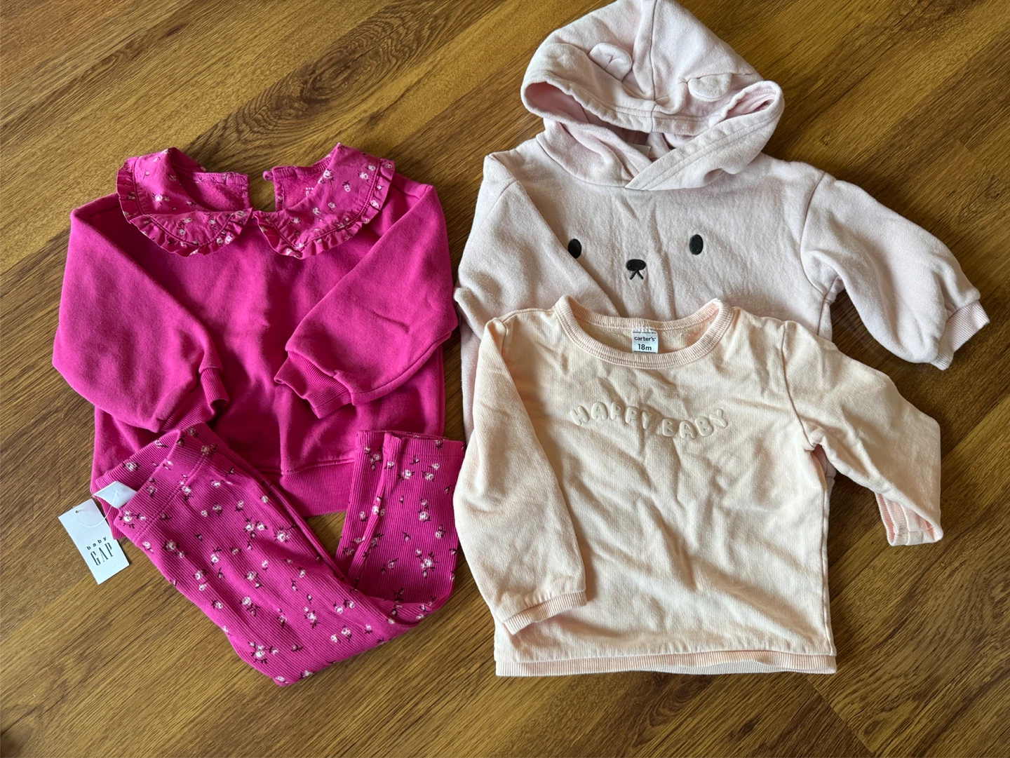 12M Baby Girl Clothes Bundle- 11 pieces - photo 2