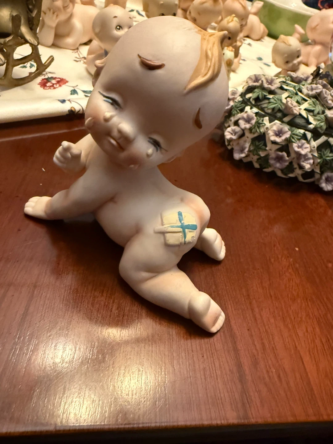 Kewpie Vintage Porcelain Baby Figurine - photo 2