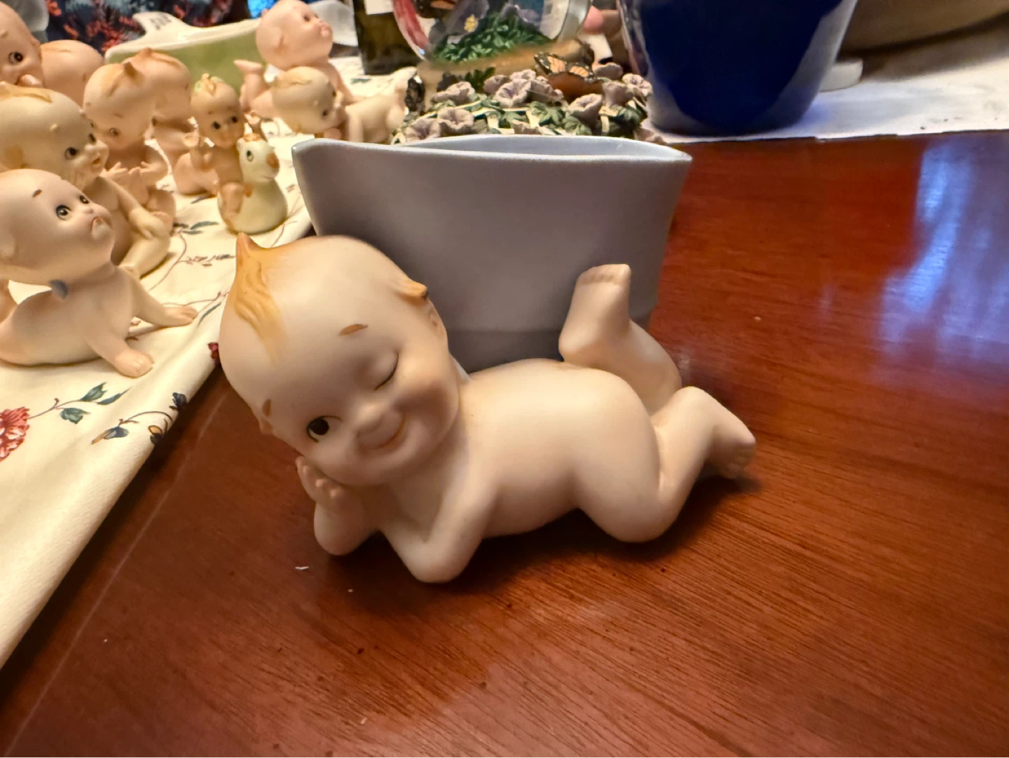 Vintage Baby Planter, candy dish,  or soap dish or anything.