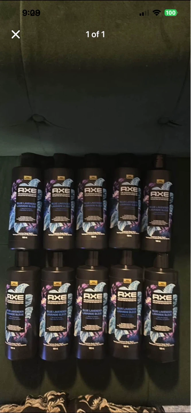 ⚽ 10 bottles Axe Blue Lavender Body Wash - 532 ml