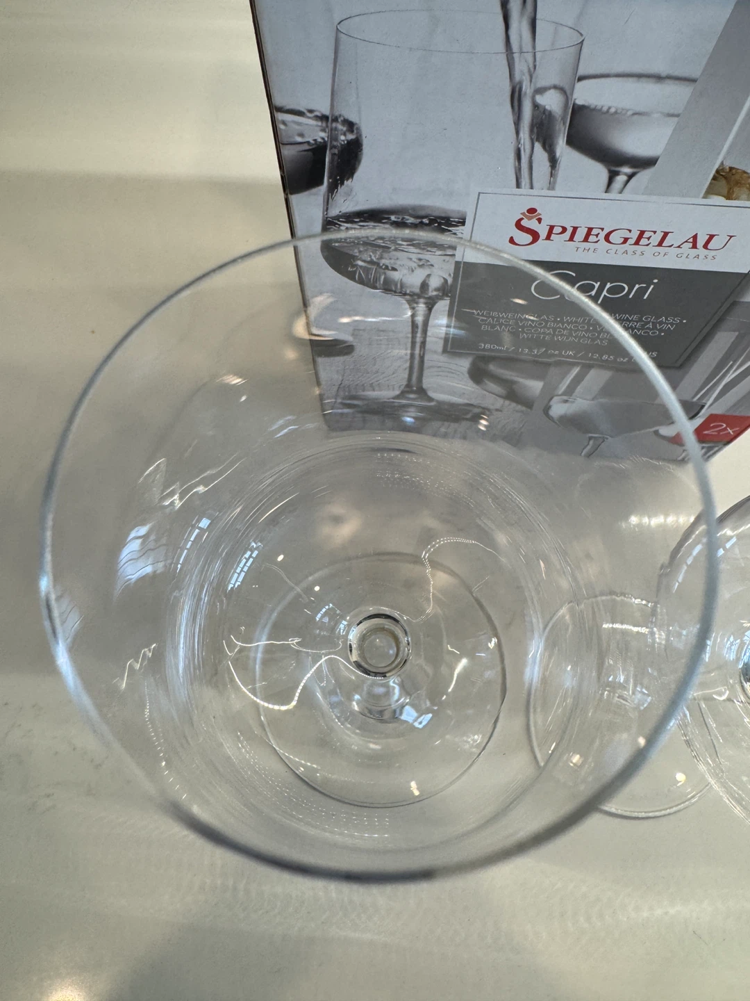 Brand New Spiegelau Capri White Wine Glasses (2 pk) in Box - photo 4