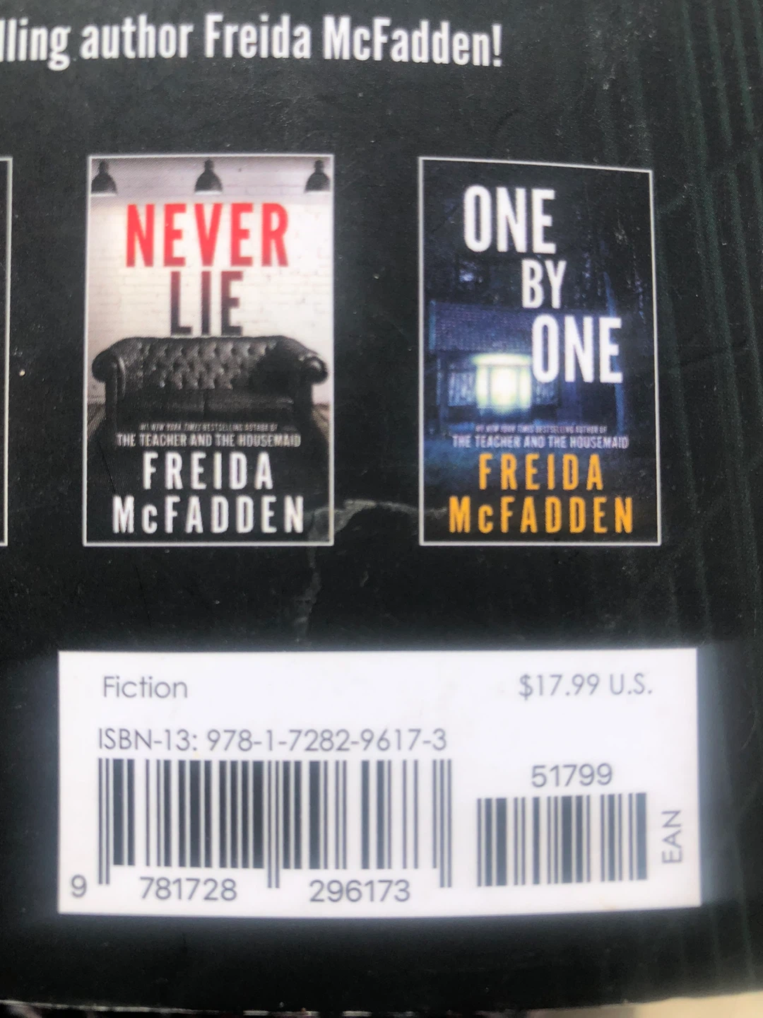 ⚽️ The Inmate by Freida McFadden Fiction Book - photo 3