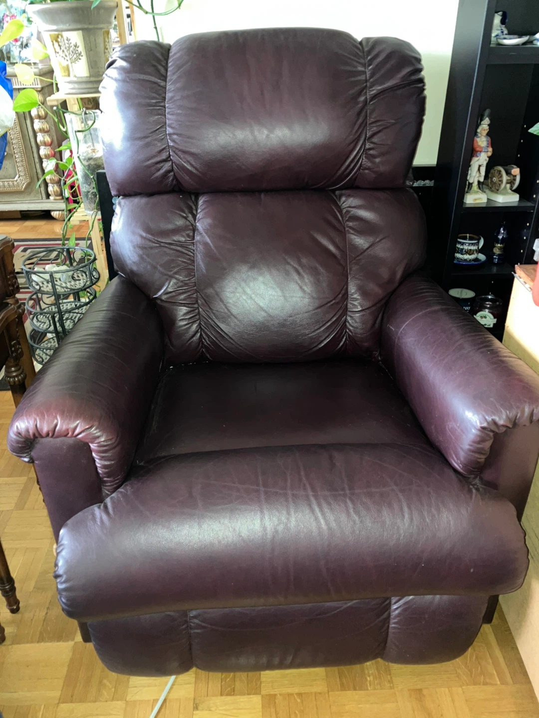 Dark Red Recliner Chair