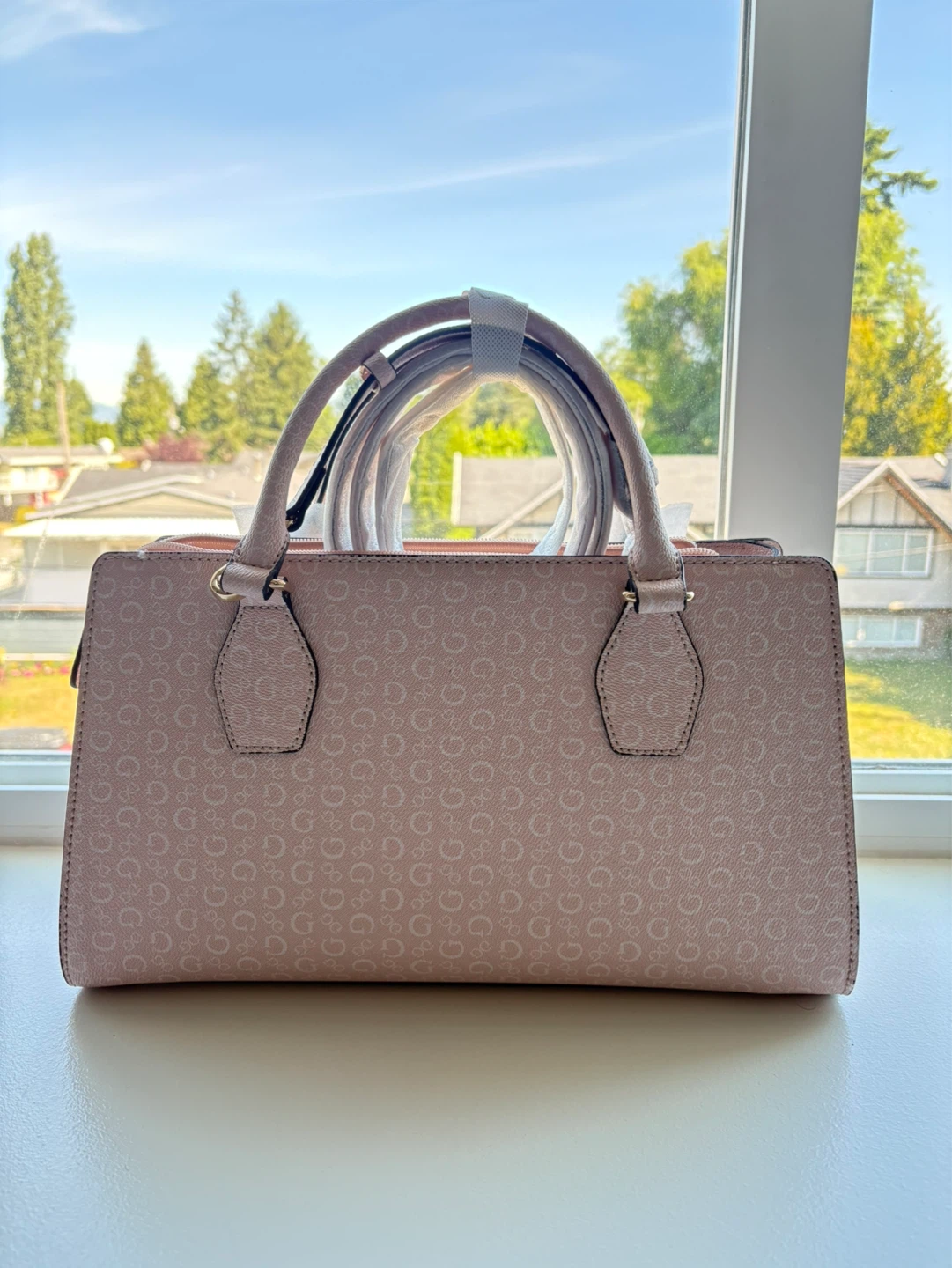 Guess Pink Logo Handbag ⚽ - photo 3