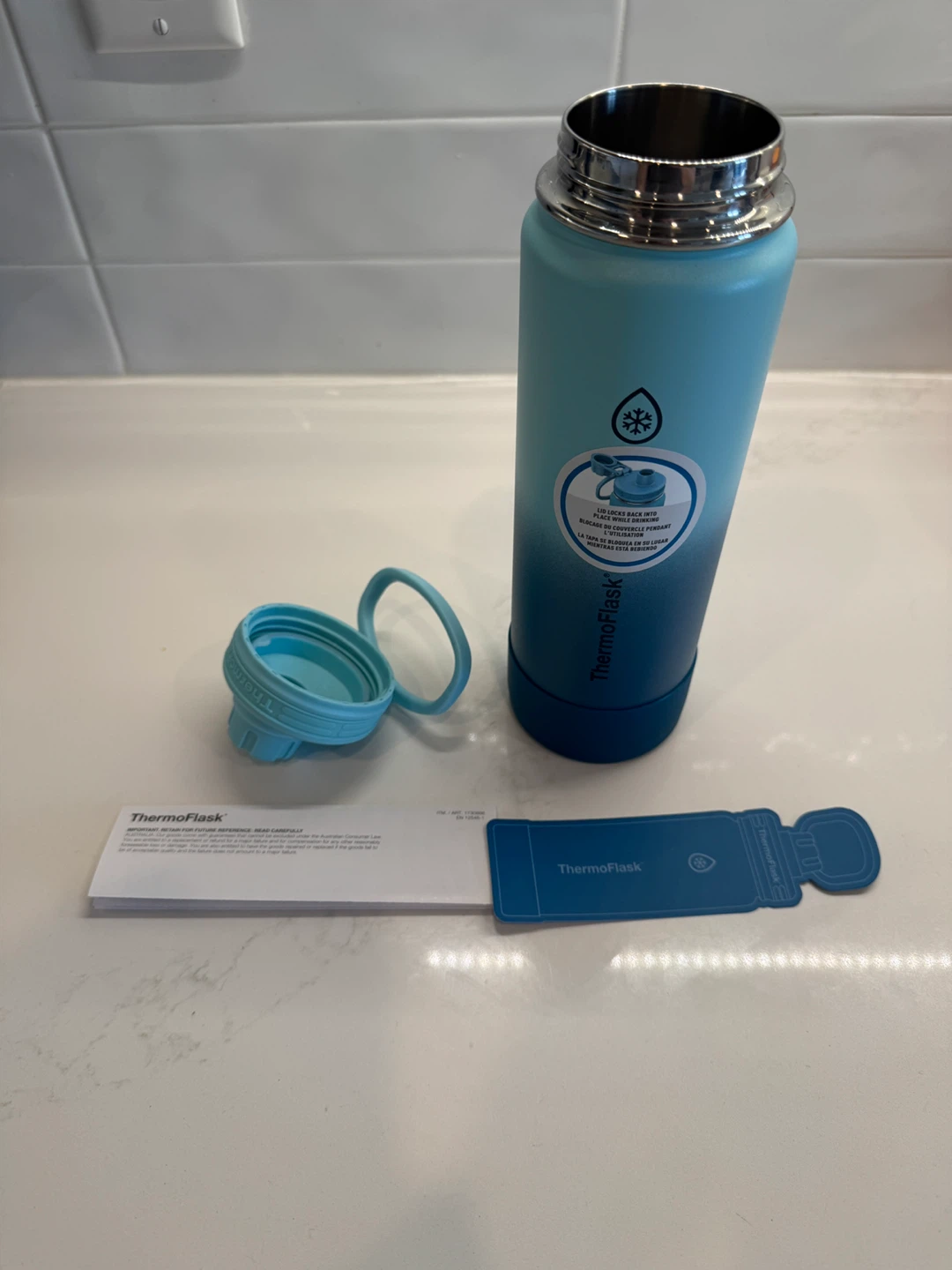 Brand New ThermoFlask Stainless Steel Water Bottle - photo 2