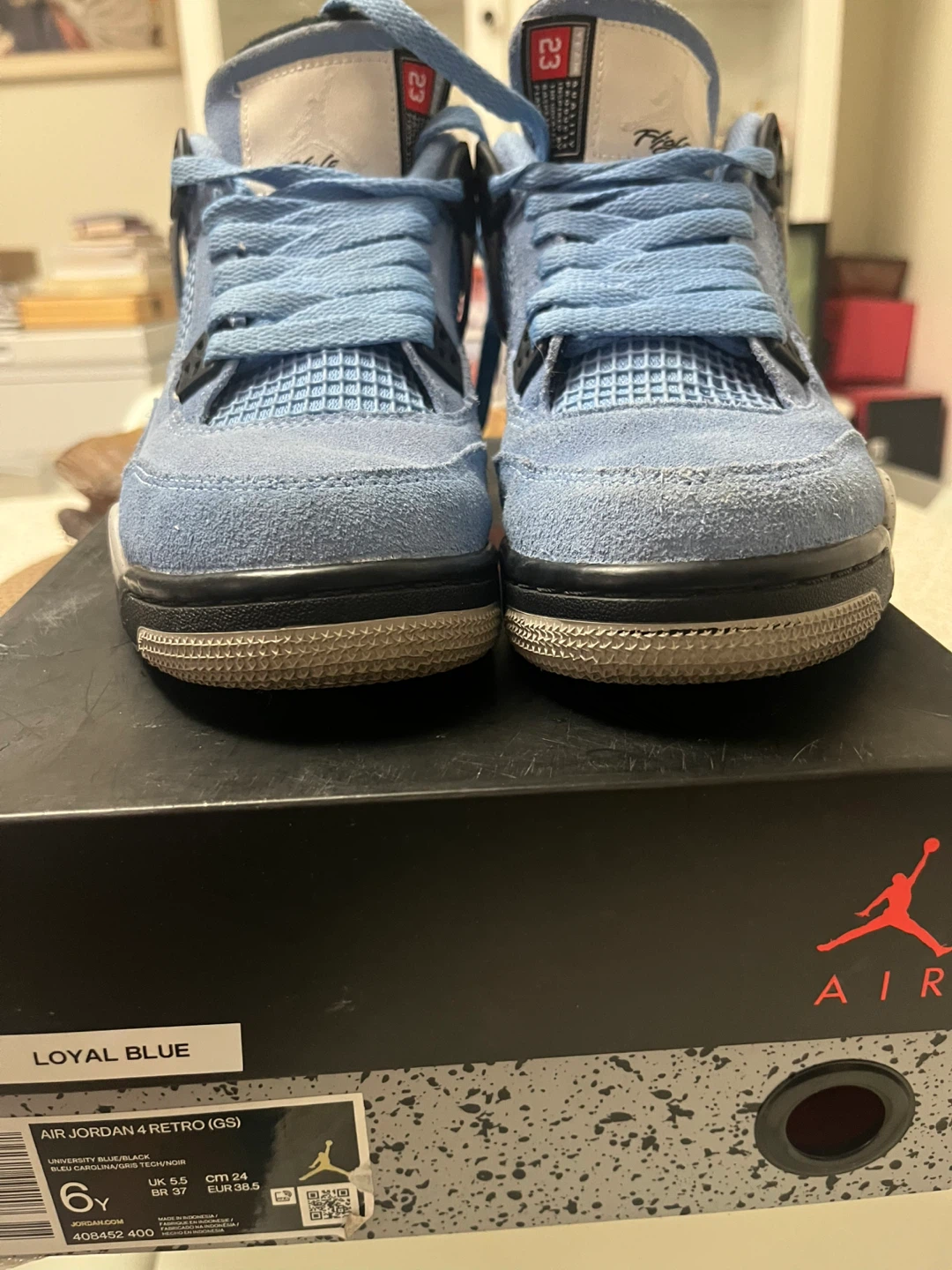 Jordan 4 Retro GS "Loyal Blue" - photo 4