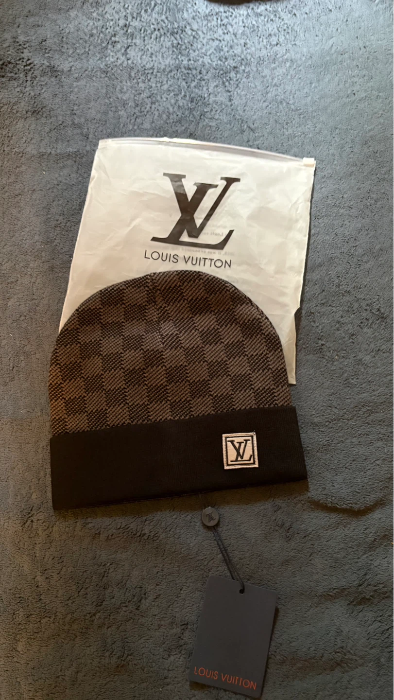 Louis Vuitton Beanie Hat - Damier Pattern