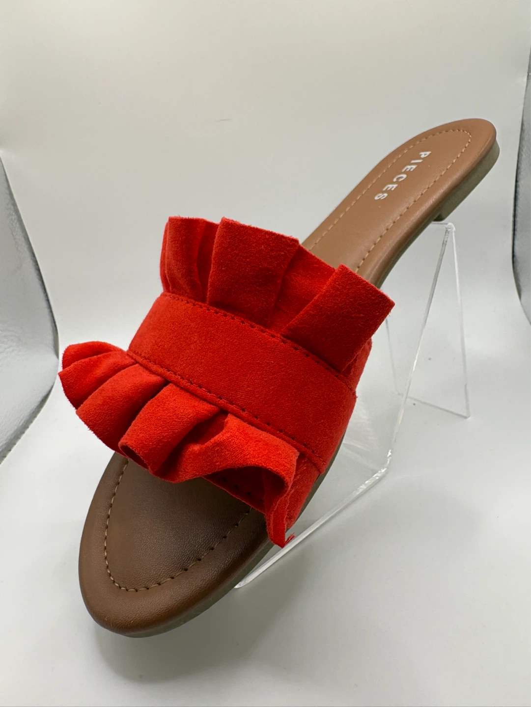 Size 7 - Orange Slides (EUC) - photo 4
