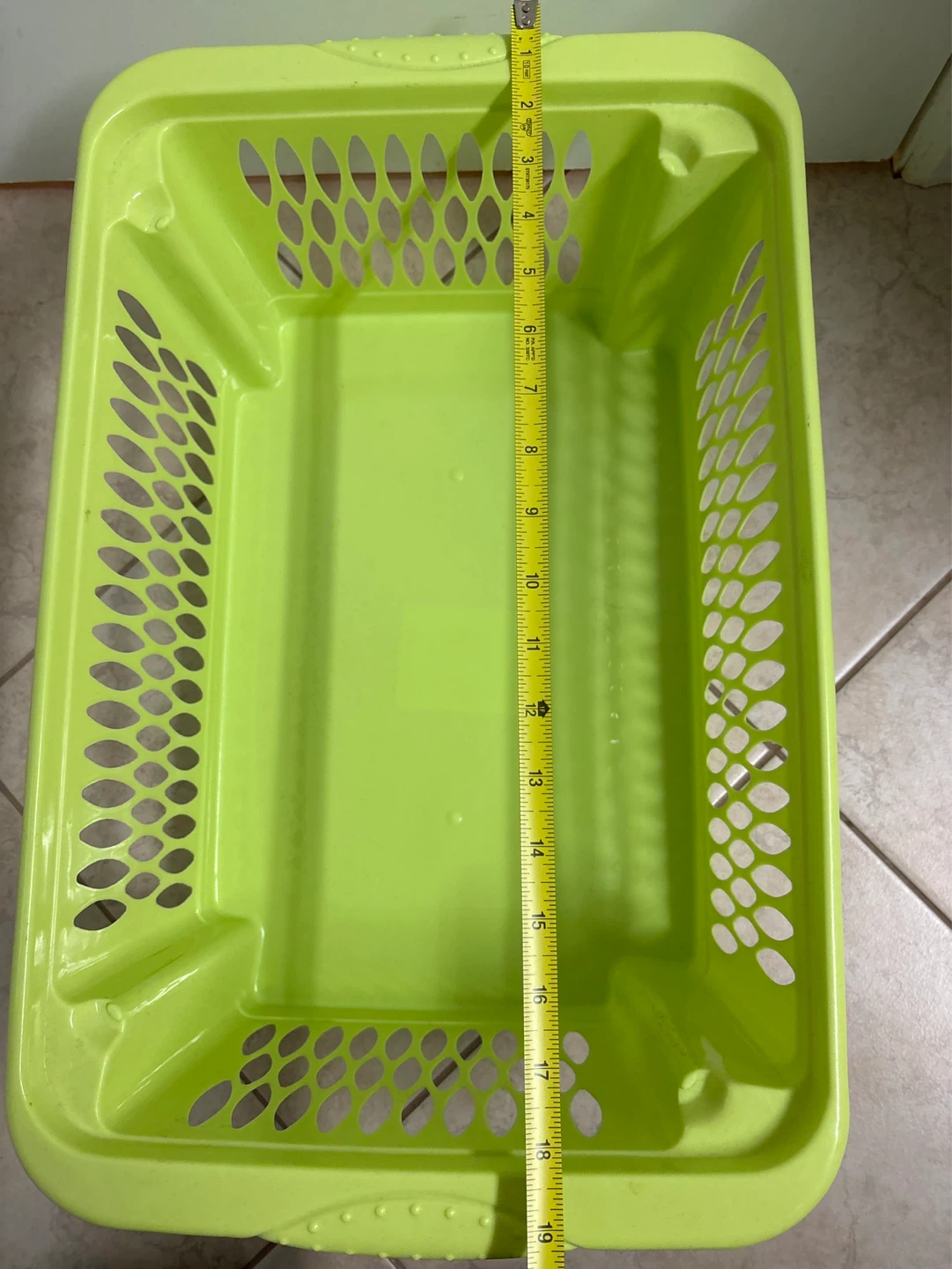 ⚽️Lime Green Plastic Basket - photo 3