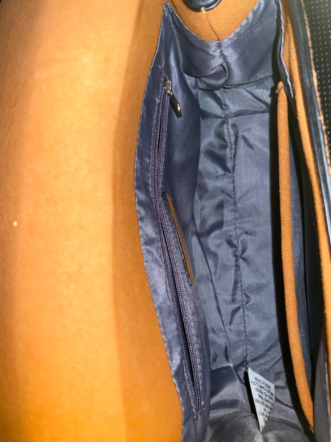 Tan Suede Crossbody Bag with Tassel - photo 2