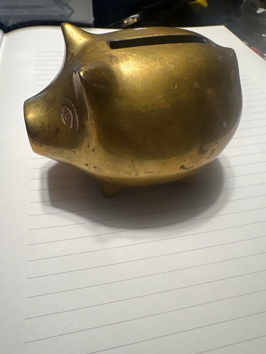 ⚽️Brass Piggy Bank - photo 3