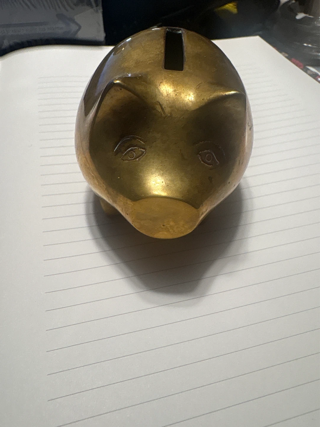 ⚽️Brass Piggy Bank - photo 2