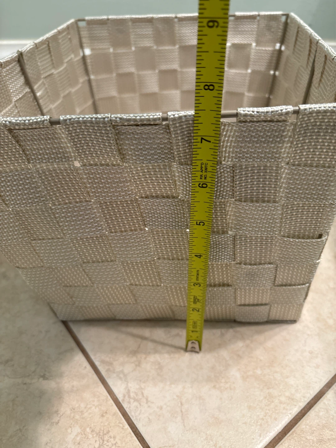 ⚽️Woven Storage Basket - Beige - photo 5