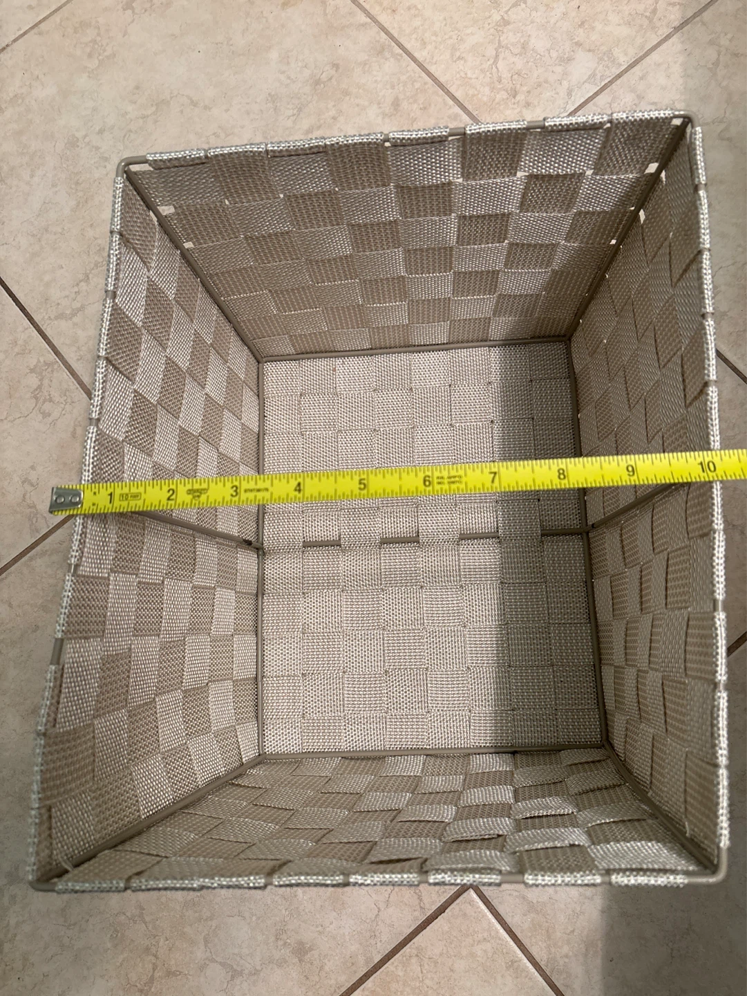 ⚽️Woven Storage Basket - Beige - photo 4