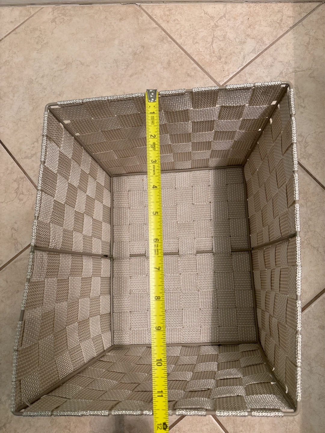 ⚽️Woven Storage Basket - Beige - photo 3