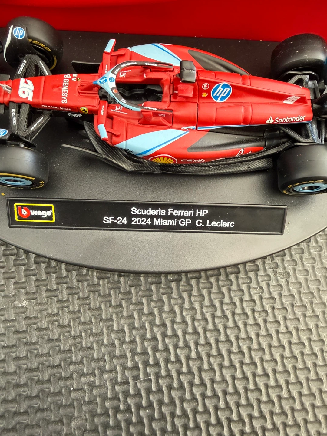 ⚽ Scuderia Ferrari HP SF-24 2024 Miami GP C. Leclerc Model - photo 2