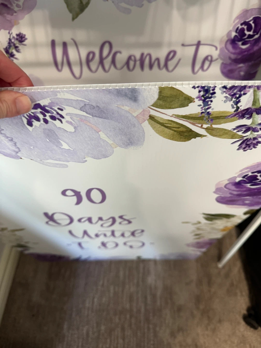 Megan's Bridal Shower Welcome Sign & Countdown Sign - photo 4
