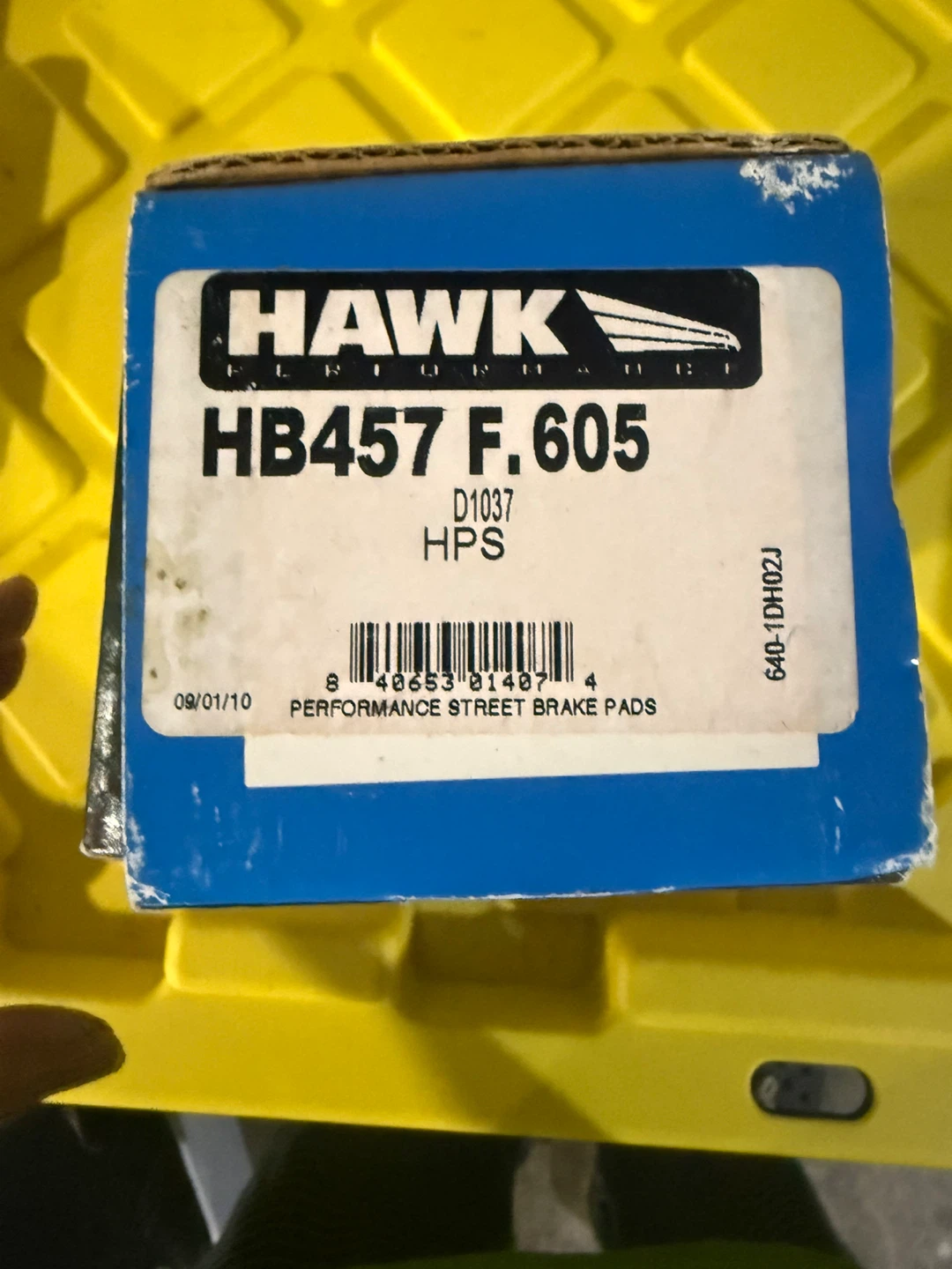 Hawk HB457 F.605 HPS High Performance Street Brake Pads - photo 2