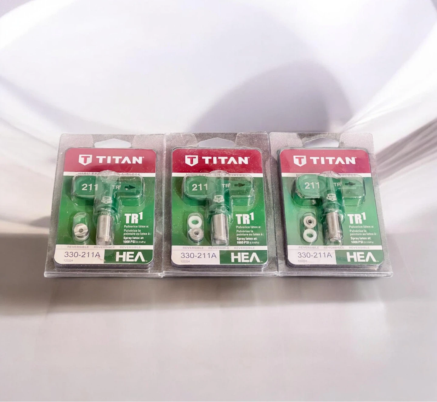 Brand New Titan TR1 HEA 330-211A Airless Spray Tips